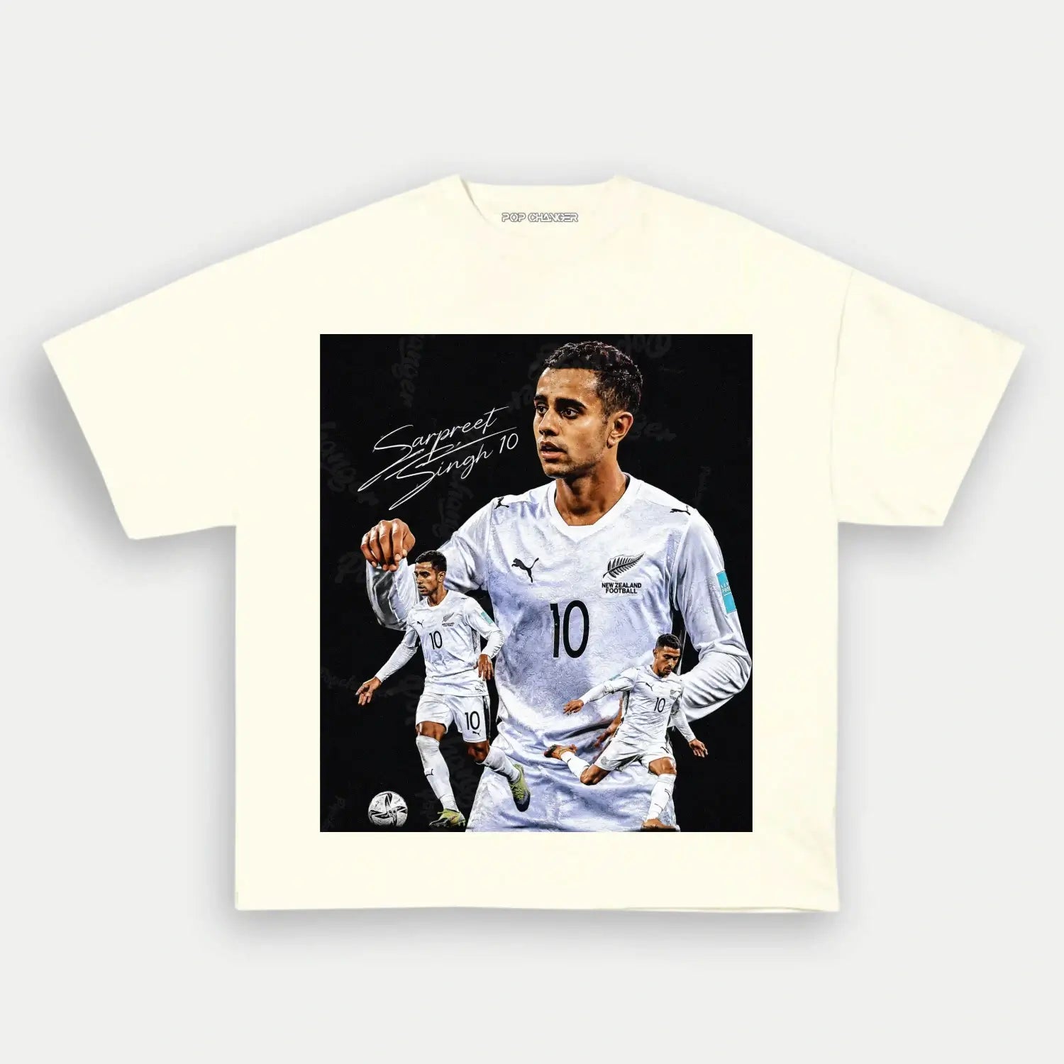 All Whites Soccer TEE 1.9 - POPCHANGER