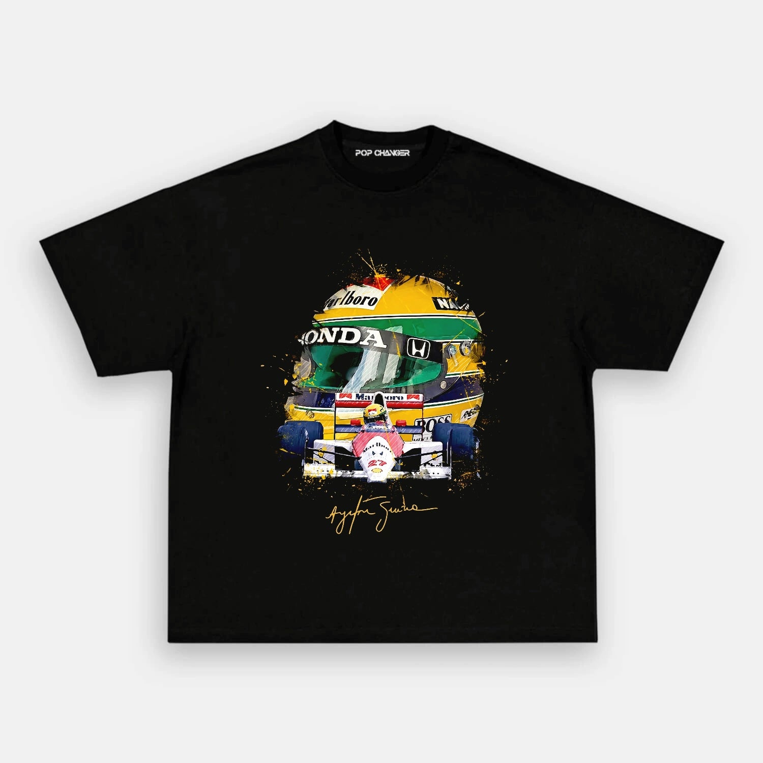 Ayrton Senna Tee - POPCHANGER