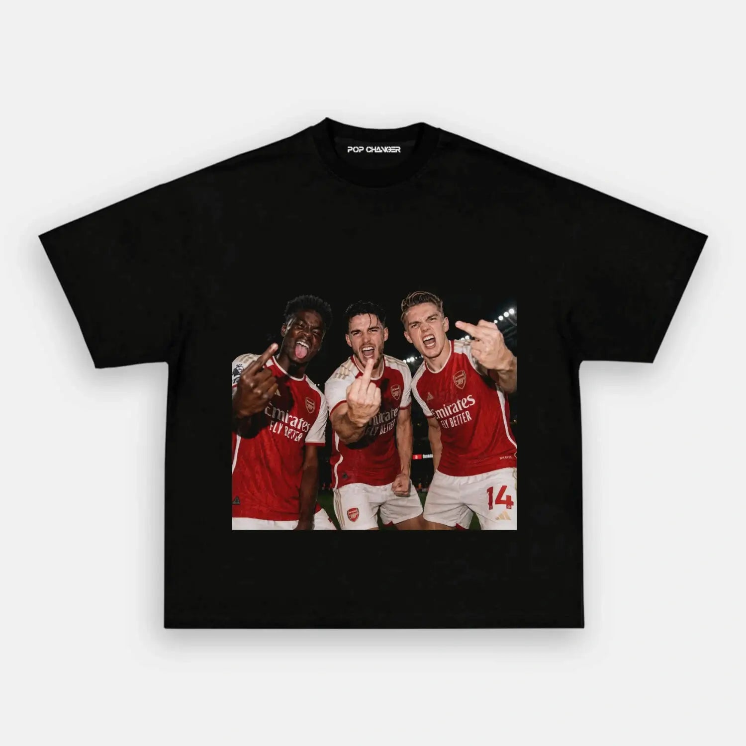 Bukayo Saka and Declan Rice & Viktor Gyokeres TEE 2 - POPCHANGER