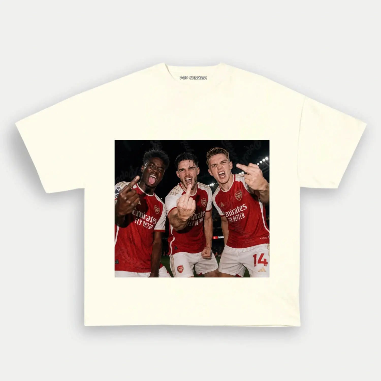 Bukayo Saka and Declan Rice & Viktor Gyokeres TEE 2 - POPCHANGER