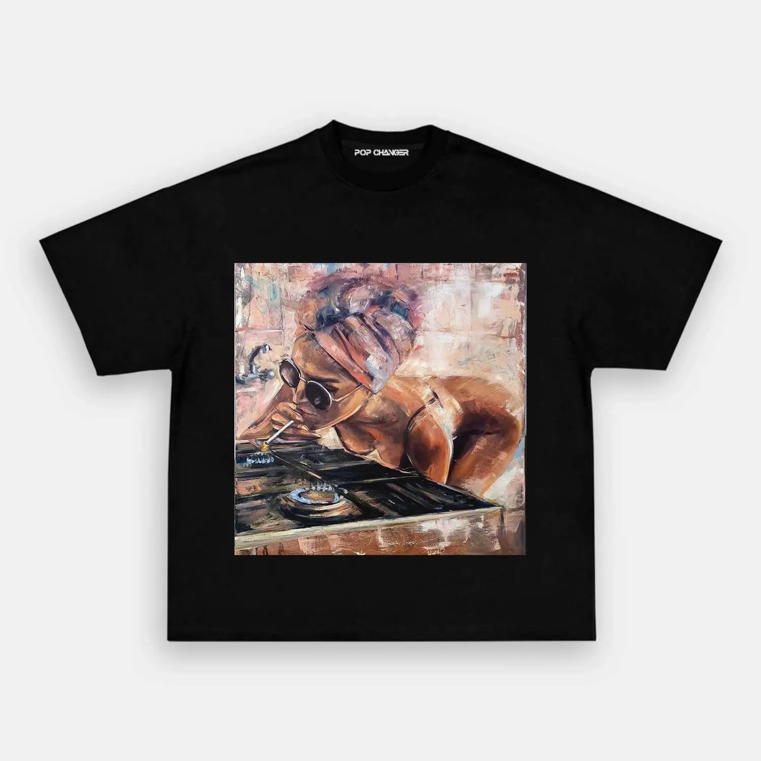 Artistic Oil Painting Tee