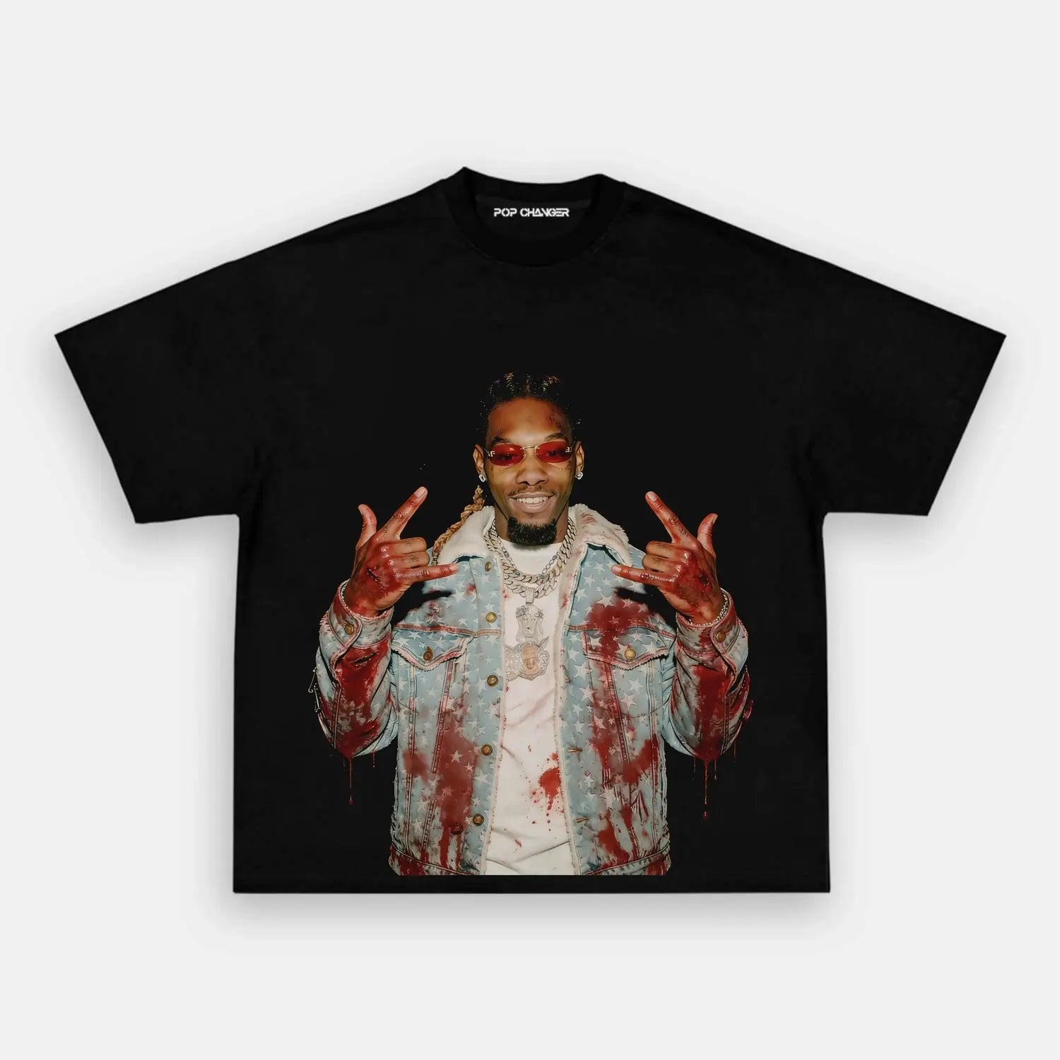 Offset Blood Tee
