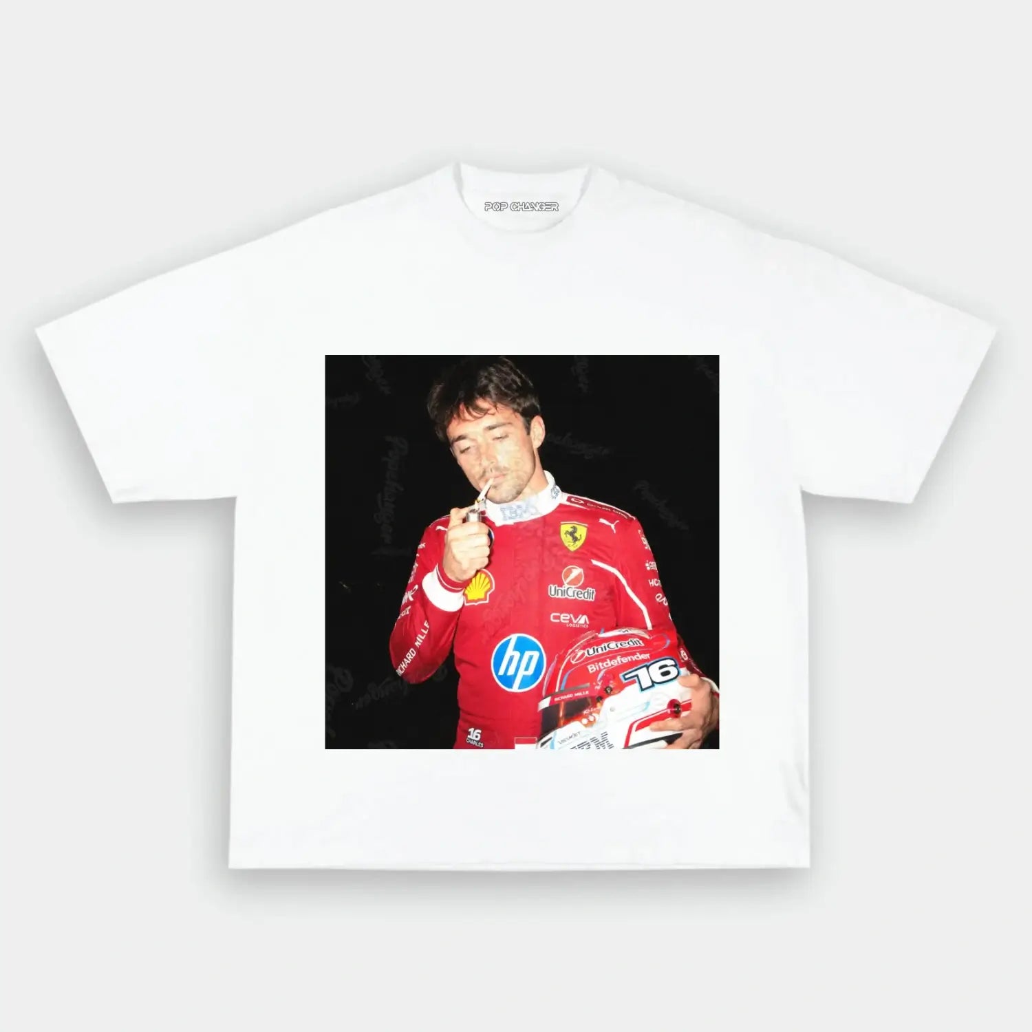 Charles Leclerc F1 Tee 10 - POPCHANGER