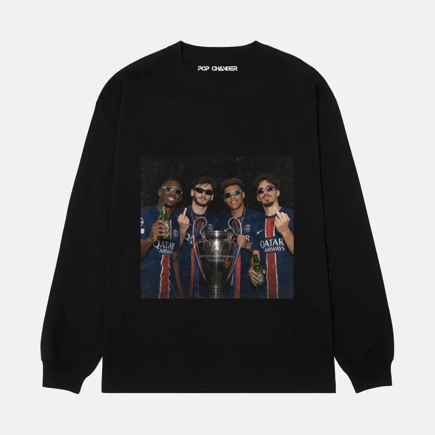 Dembélé × Kvaratskhelia × Doué × Vitinha TEE - POPCHANGER