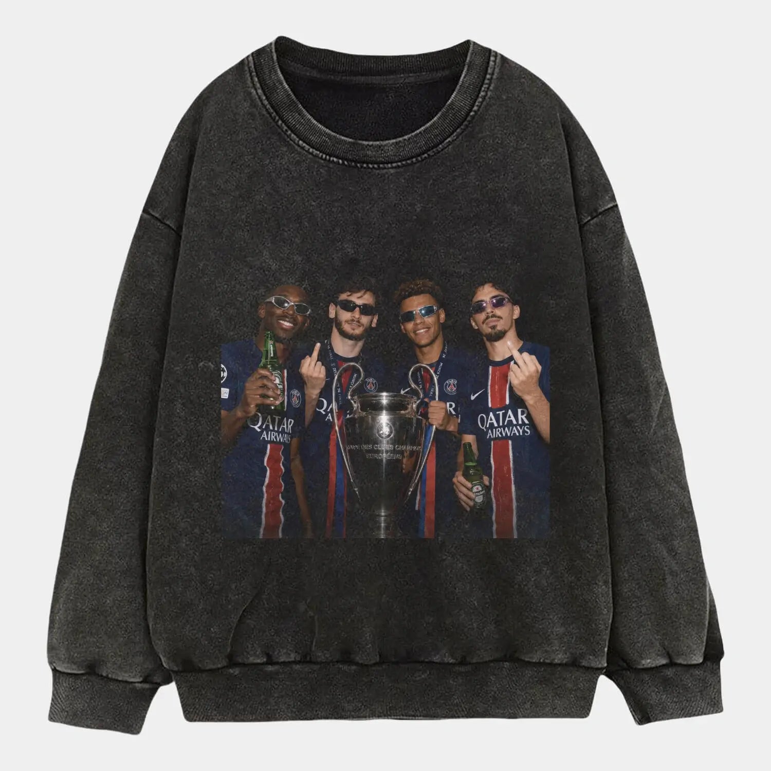 Dembélé × Kvaratskhelia × Doué × Vitinha TEE - POPCHANGER