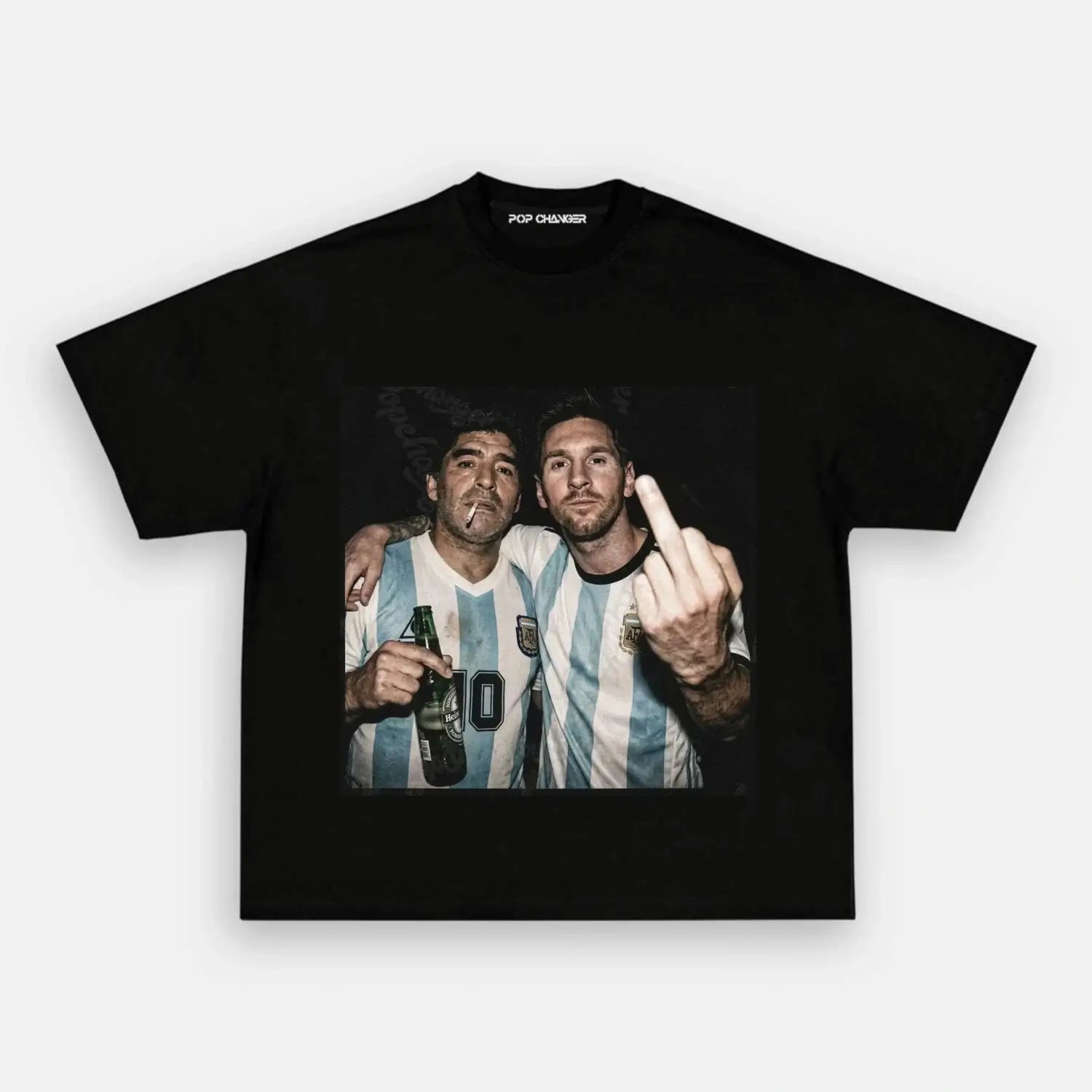 Diego Maradona & Messi Argentina Legends T-shirt - POPCHANGER