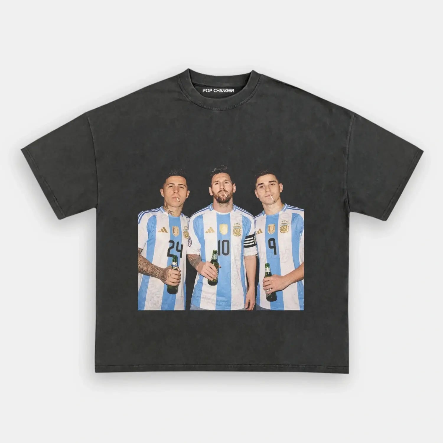 Enzo Fernández & Lionel Messi & Julián Álvarez Argentina Tee 2.0 - POPCHANGER