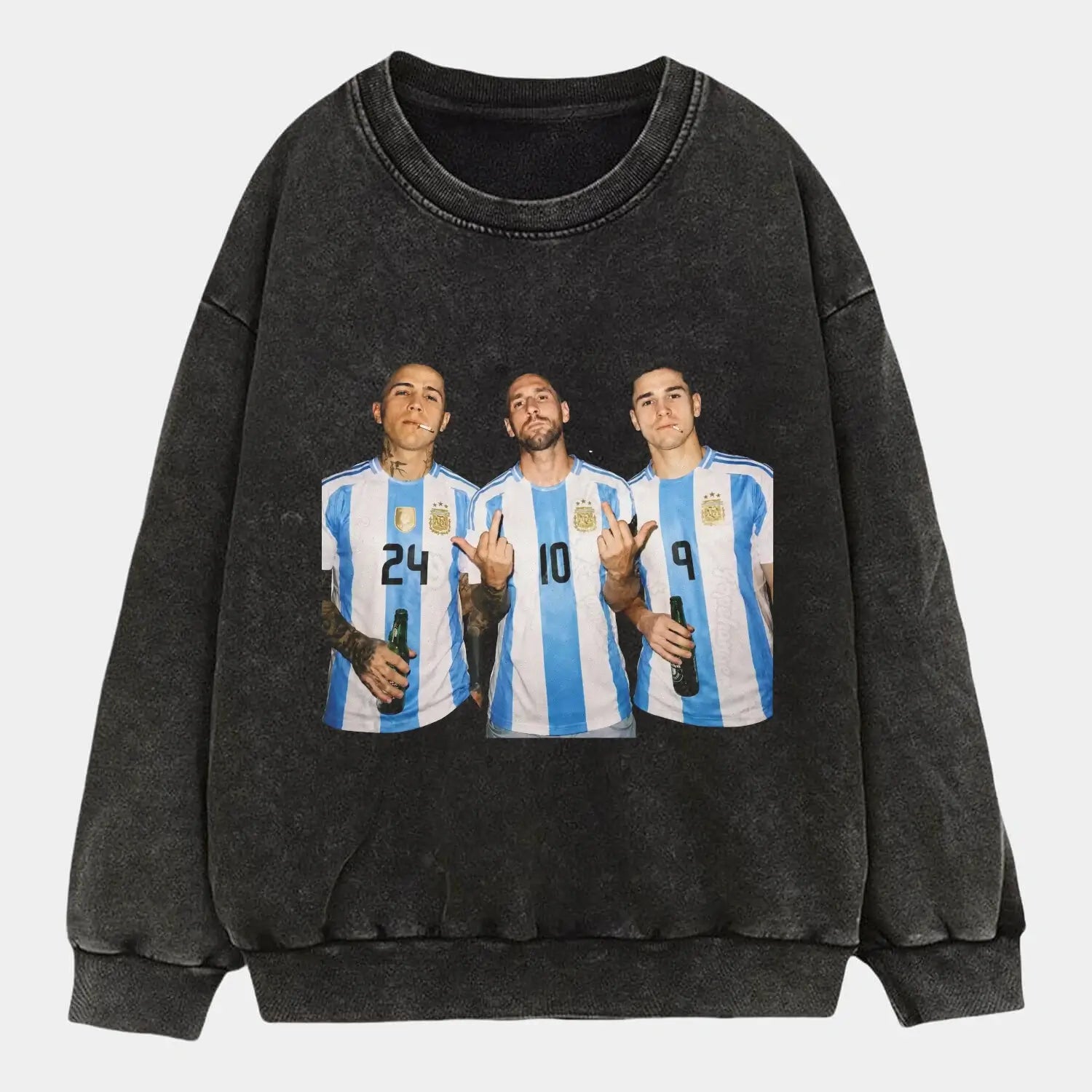 Enzo Fernández & Lionel Messi & Julián Álvarez Argentina Tee - POPCHANGER