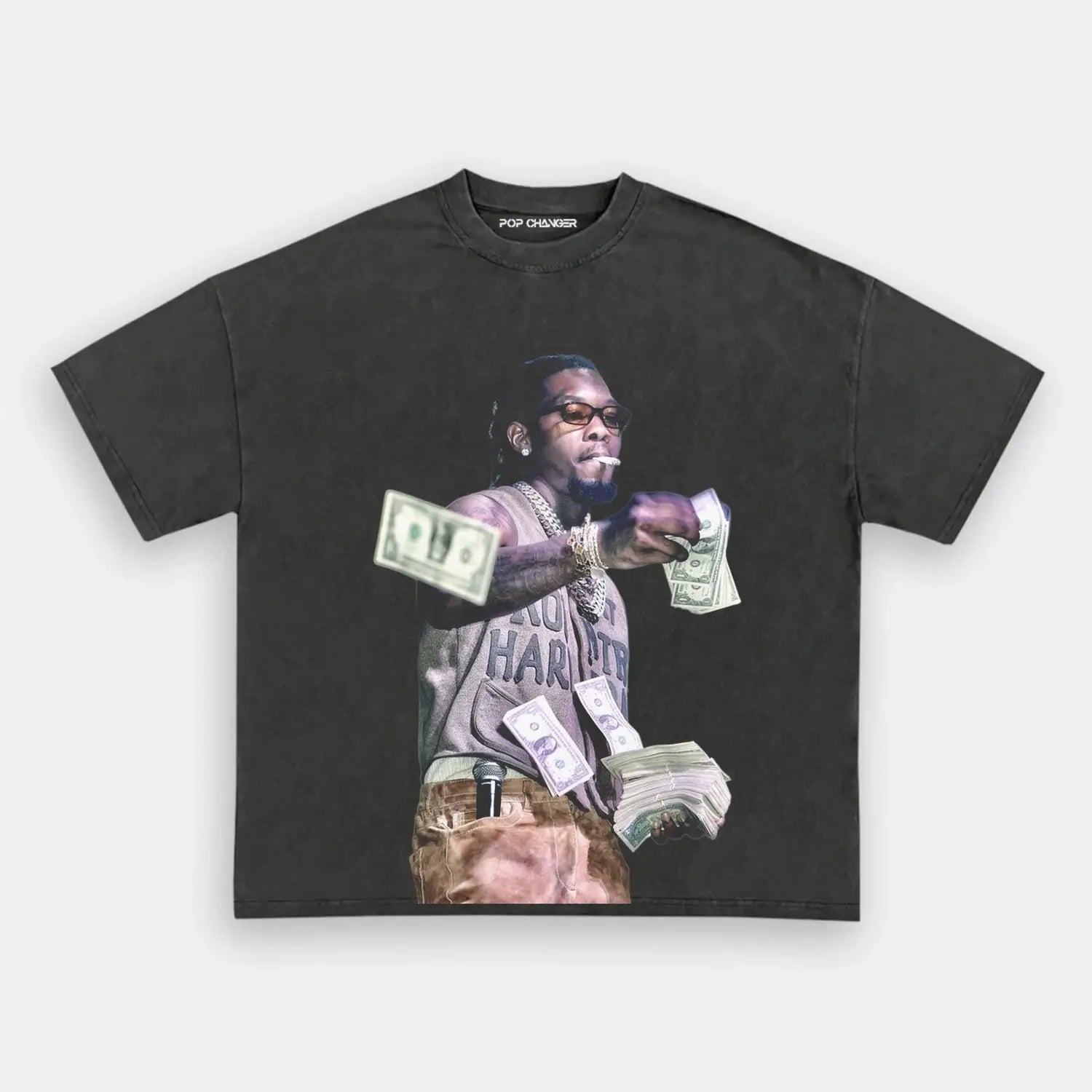 Money Distribution Offset Tee