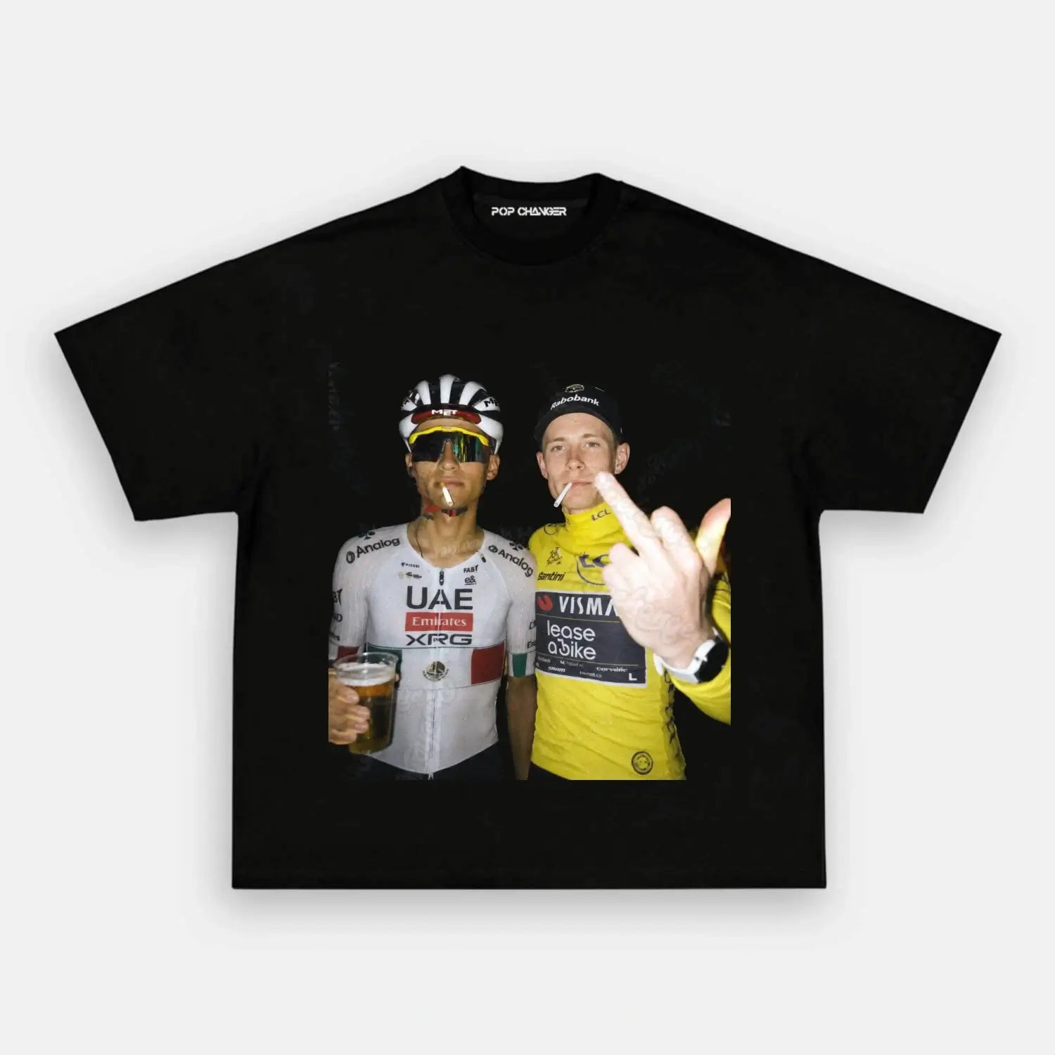 Isaac del Toro&Jonas Vingegaard 2026 Tee 1 - POPCHANGER