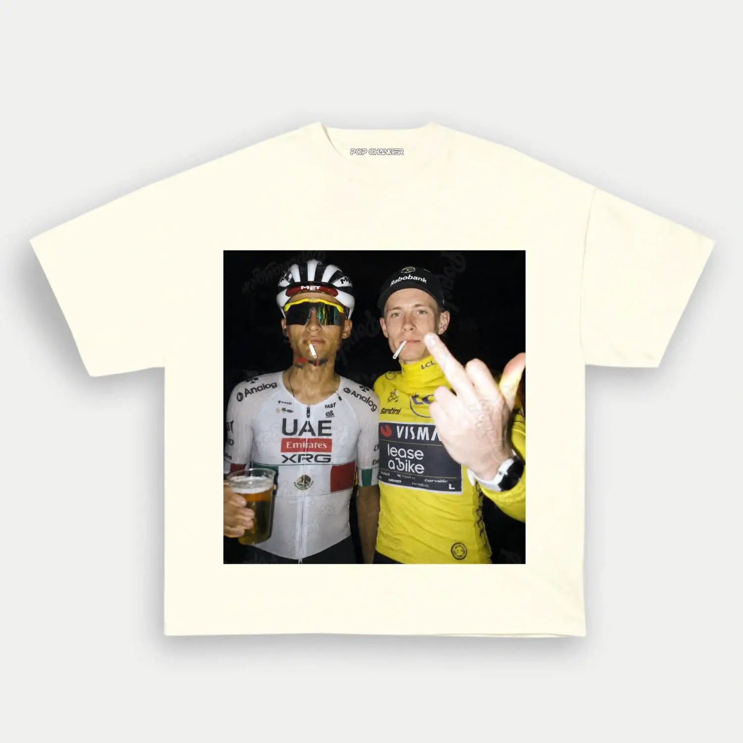 Isaac del Toro&Jonas Vingegaard 2026 Tee 1 - POPCHANGER