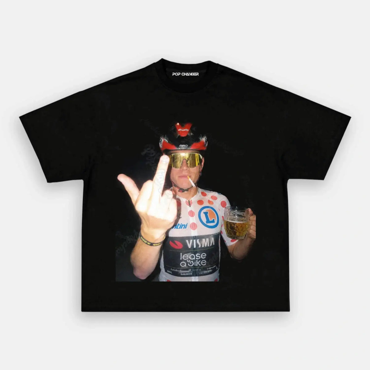 Jonas Vingegaard Polka Dot Jersey Tee 2 - POPCHANGER