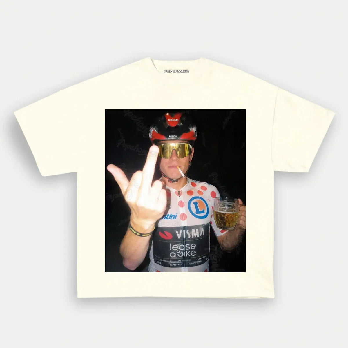 Jonas Vingegaard Polka Dot Jersey Tee 2 - POPCHANGER