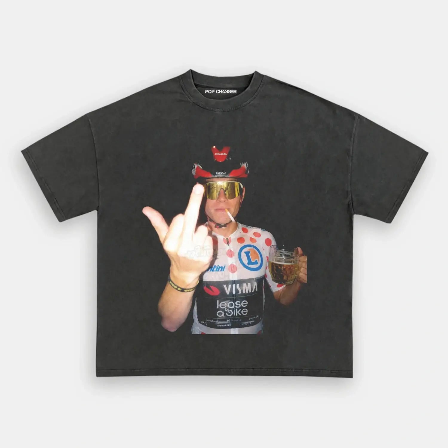 Jonas Vingegaard Polka Dot Jersey Tee 2 - POPCHANGER