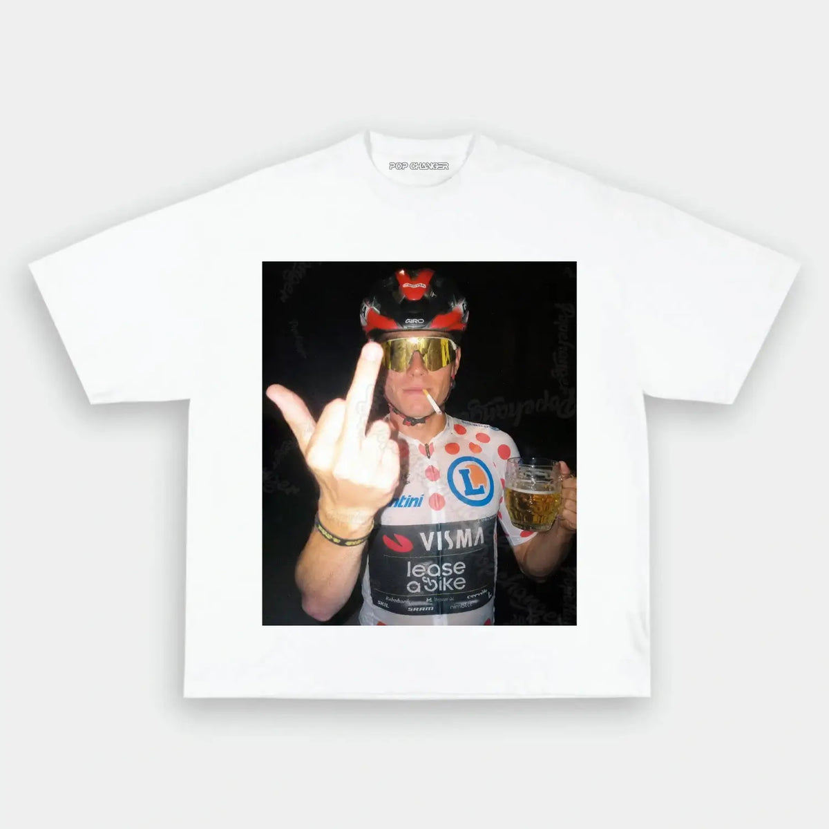 Jonas Vingegaard Polka Dot Jersey Tee 2 - POPCHANGER