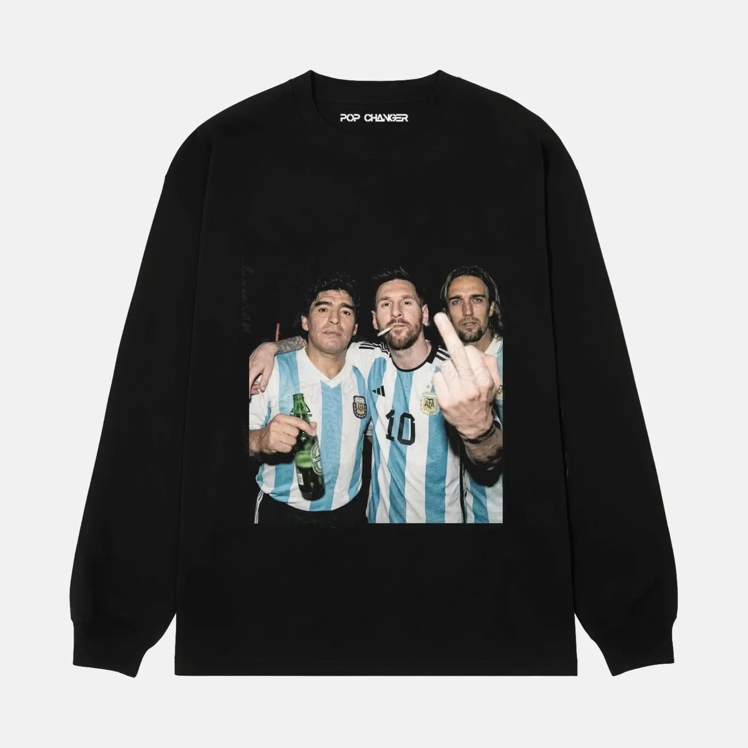 Lionel Messi & Diego Maradona & Gabriel Batistuta Tee - POPCHANGER