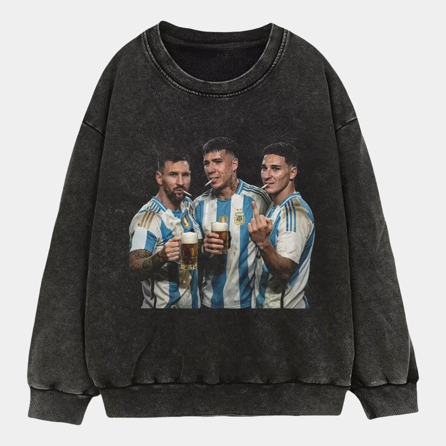 Lionel Messi & Enzo Fernández & Julián Álvarez Argentina Tee - POPCHANGER