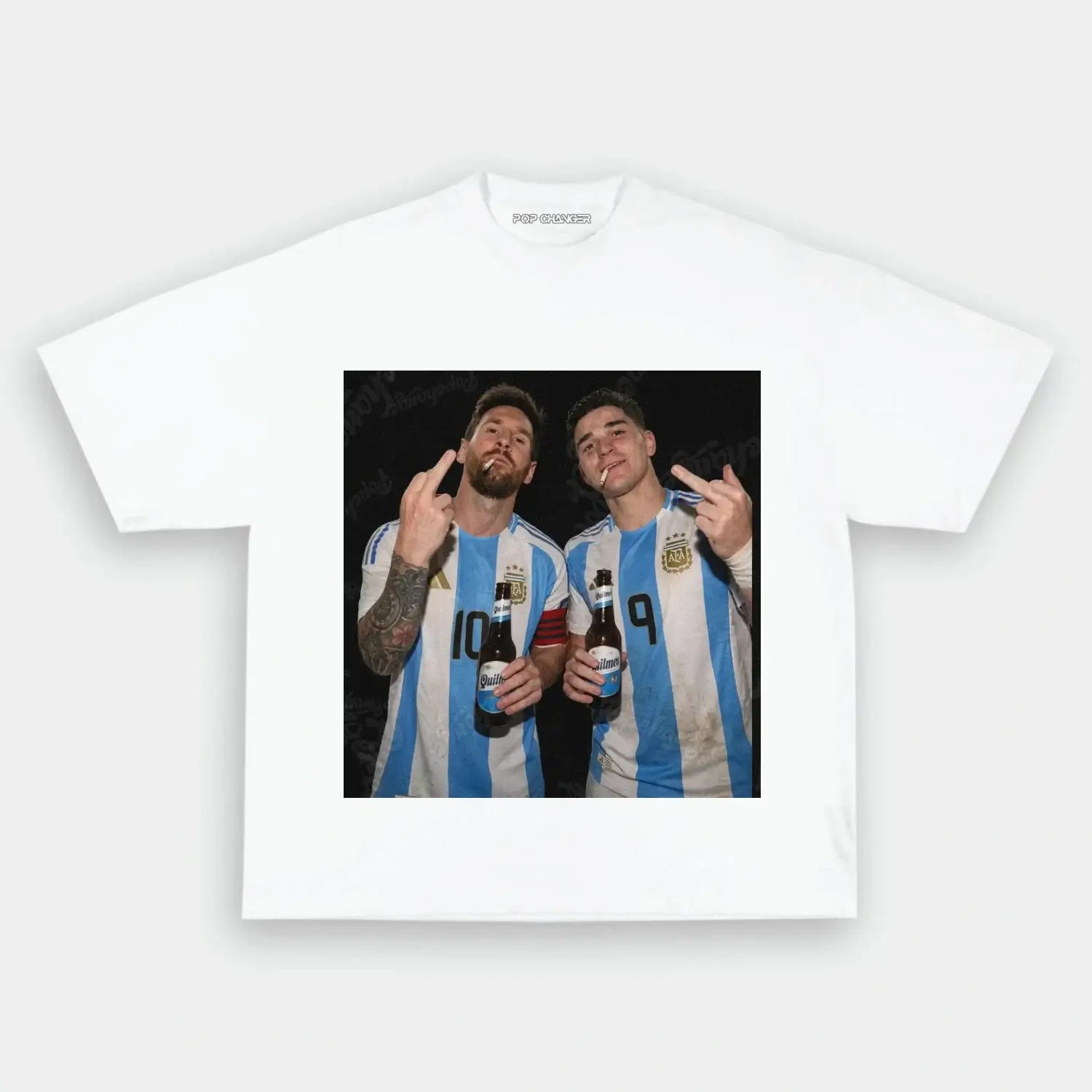 Lionel Messi & Julián Álvarez Argentina Tee - POPCHANGER