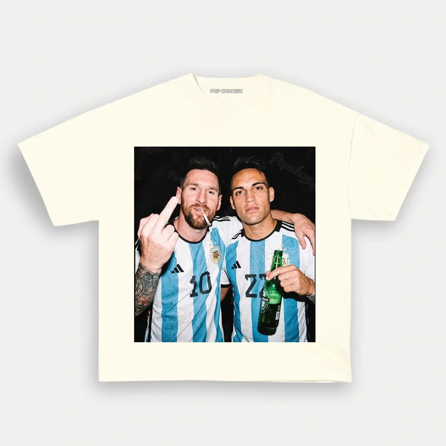 Lionel Messi & Lautaro Martínez Tee - POPCHANGER