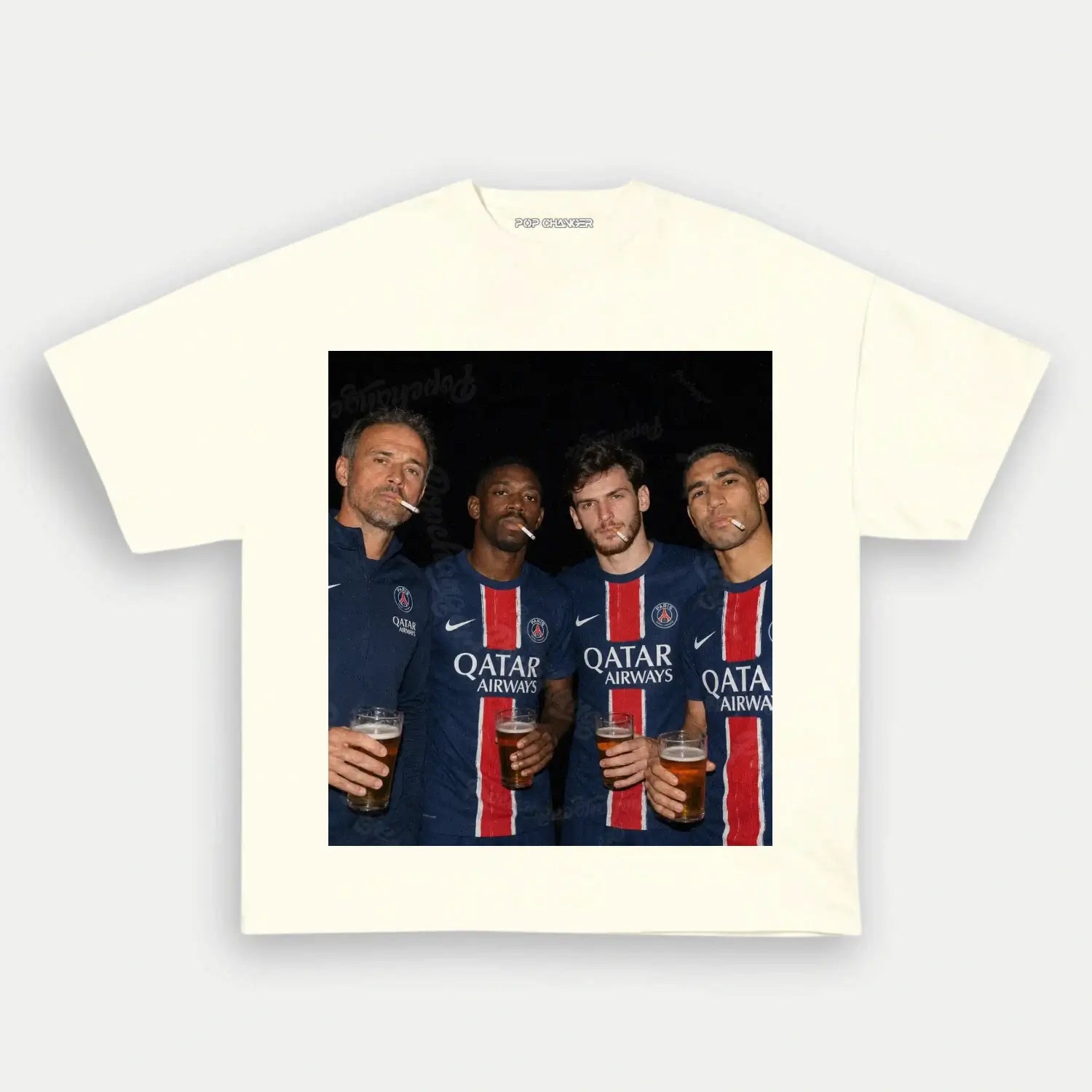 Luis Enrique & Dembélé & Kvaratskhelia & Hakimi Tee 2.0 - POPCHANGER
