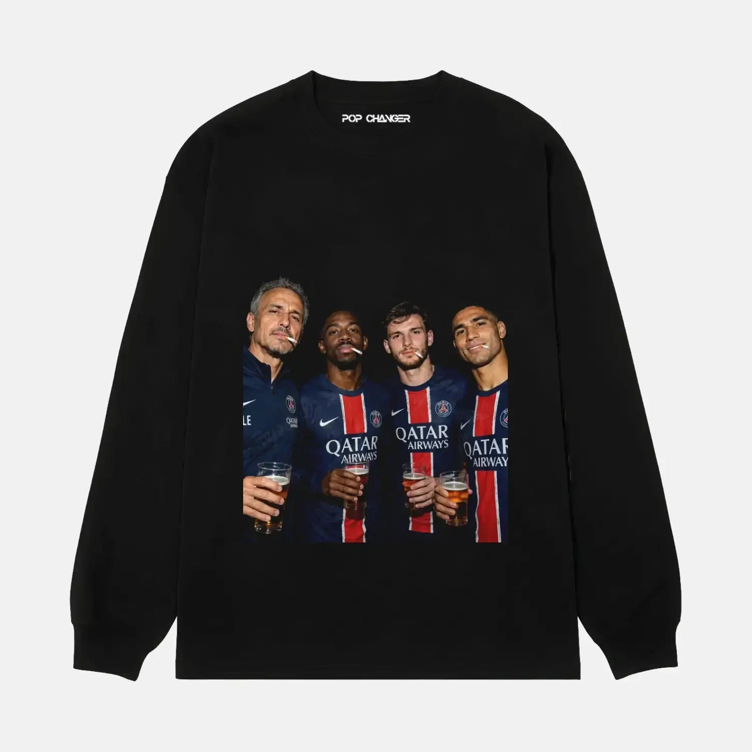 Luis Enrique & Dembélé & Kvaratskhelia & Hakimi Tee 3.0 - POPCHANGER