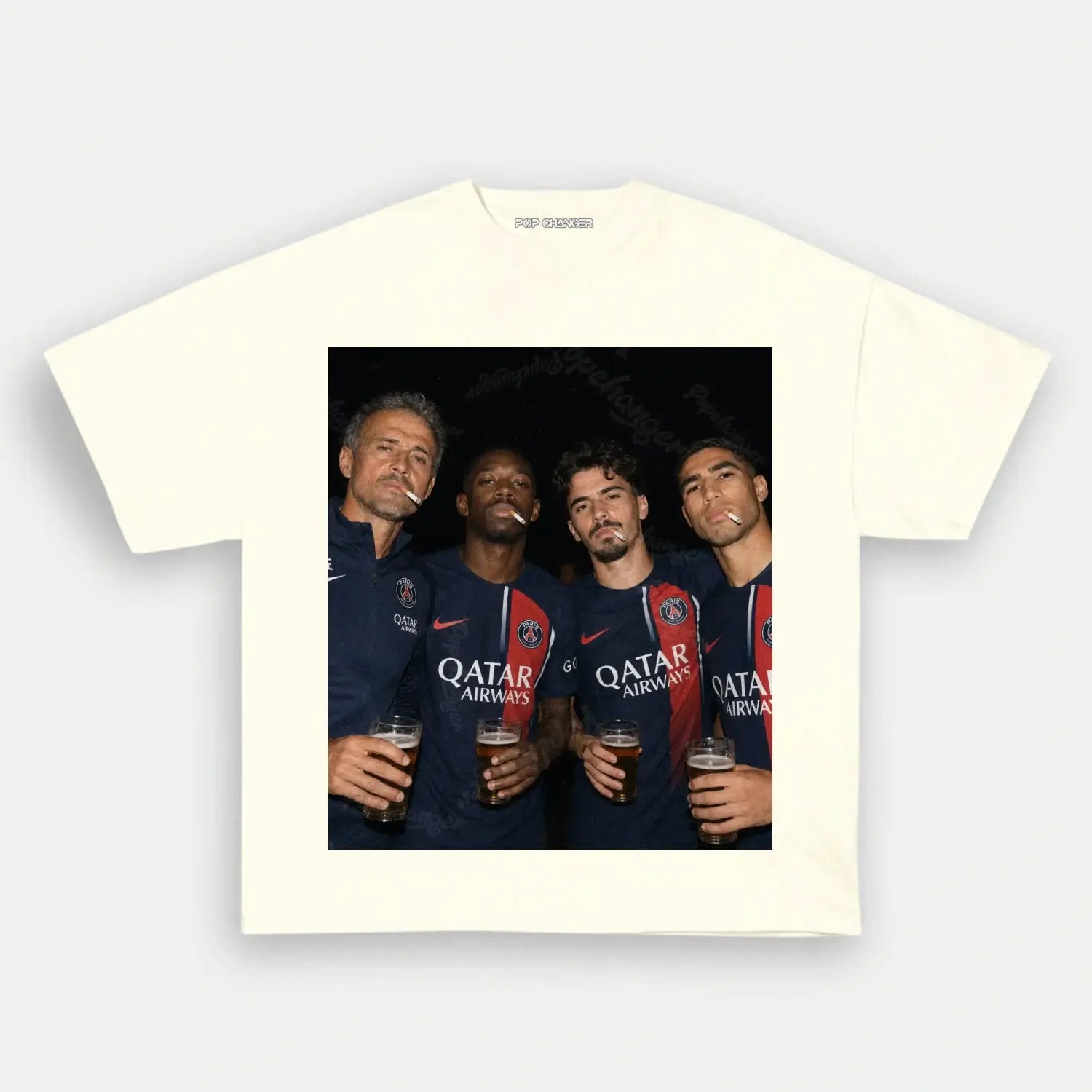 Luis Enrique & Dembélé & Vitinha & Hakimi Tee 2.0 - POPCHANGER