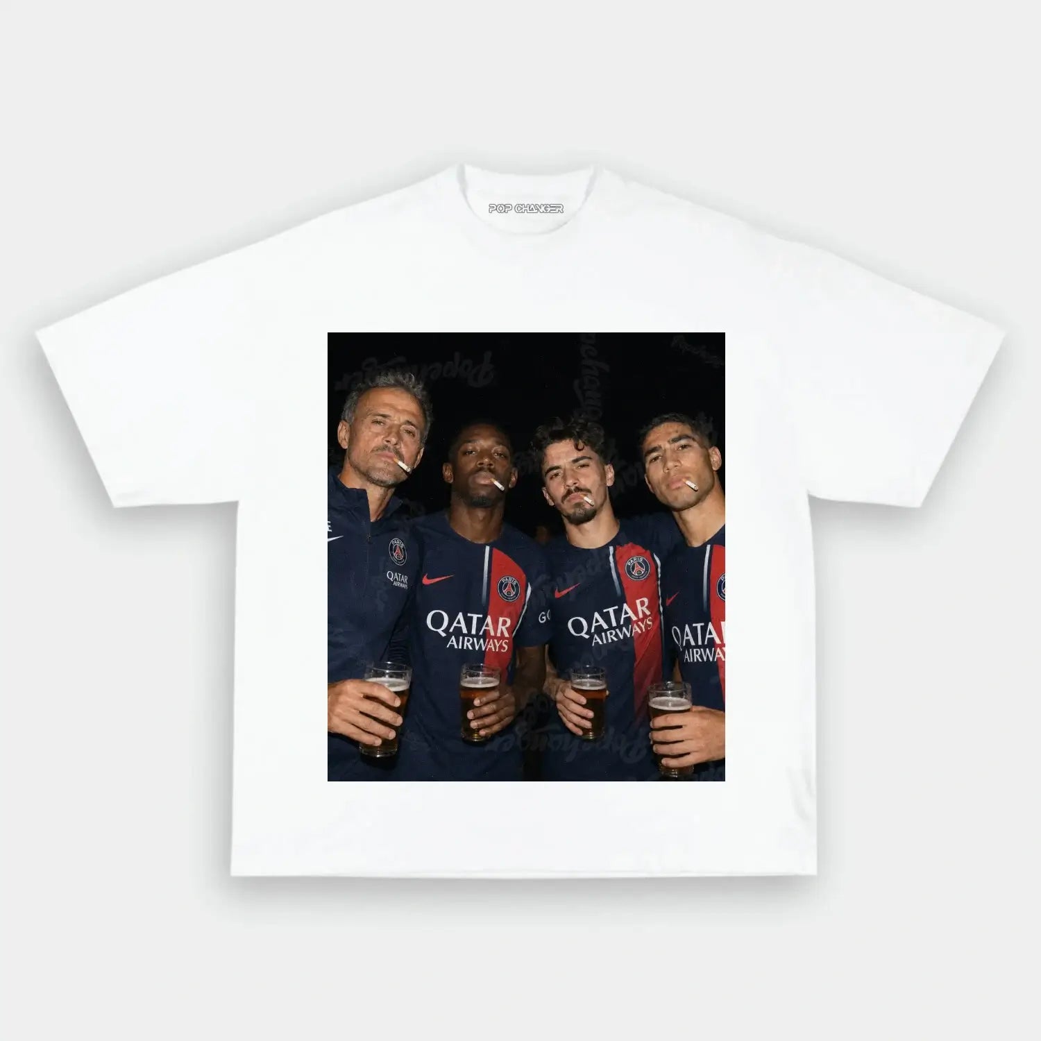 Luis Enrique & Dembélé & Vitinha & Hakimi Tee 2.0 - POPCHANGER