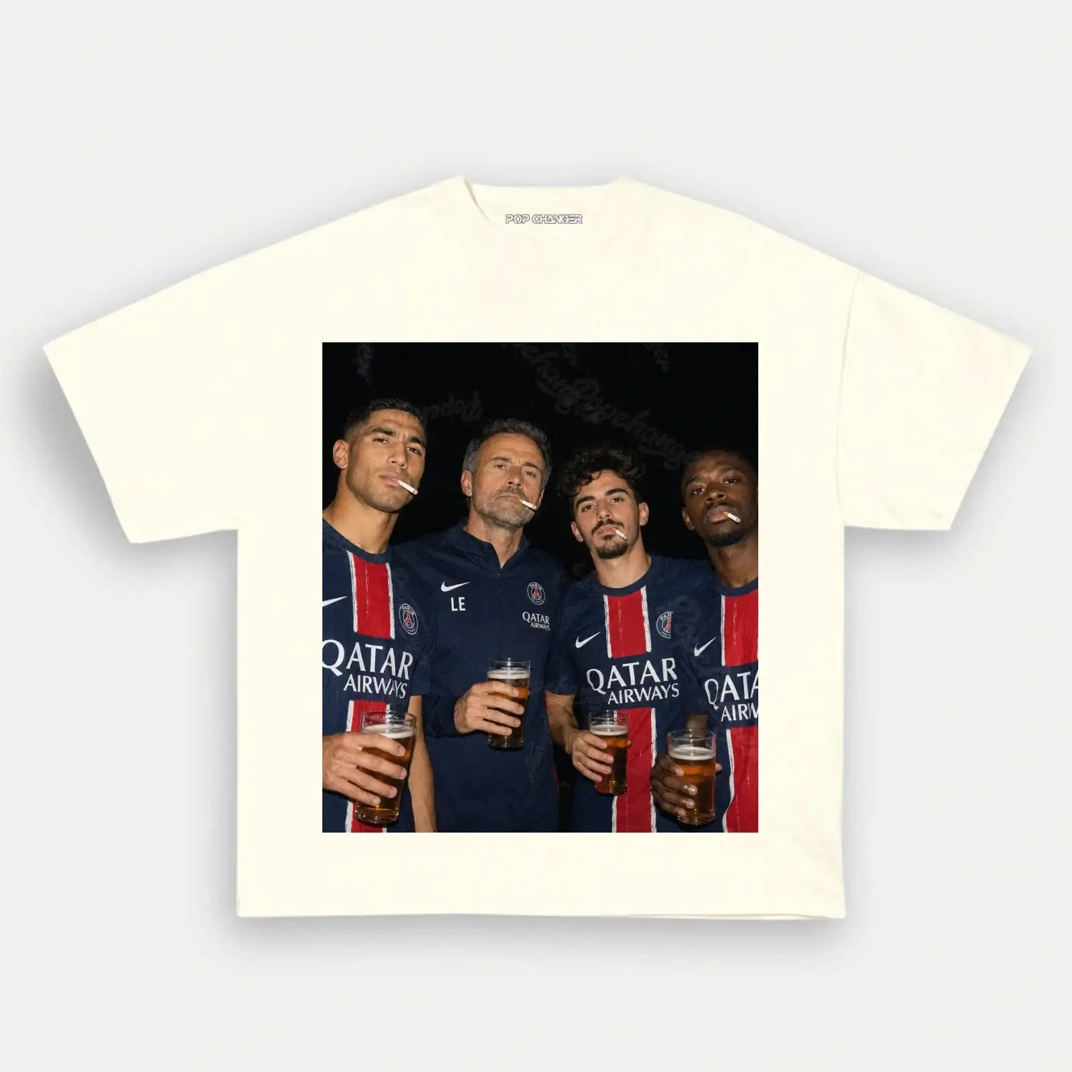 Luis Enrique & Dembélé & Vitinha & Hakimi Tee 3.0 - POPCHANGER