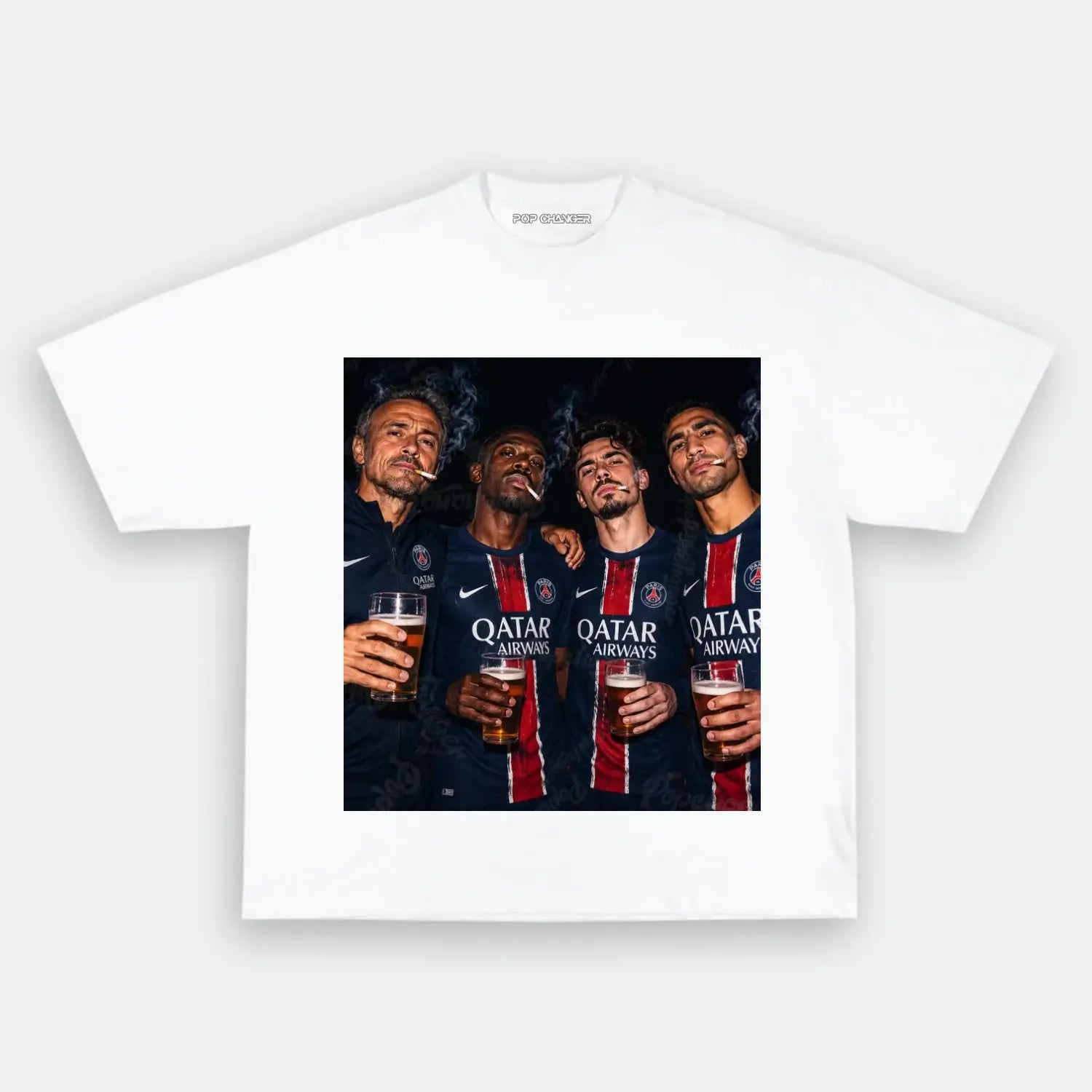 Luis Enrique & Dembélé & Vitinha & Hakimi Tee - POPCHANGER