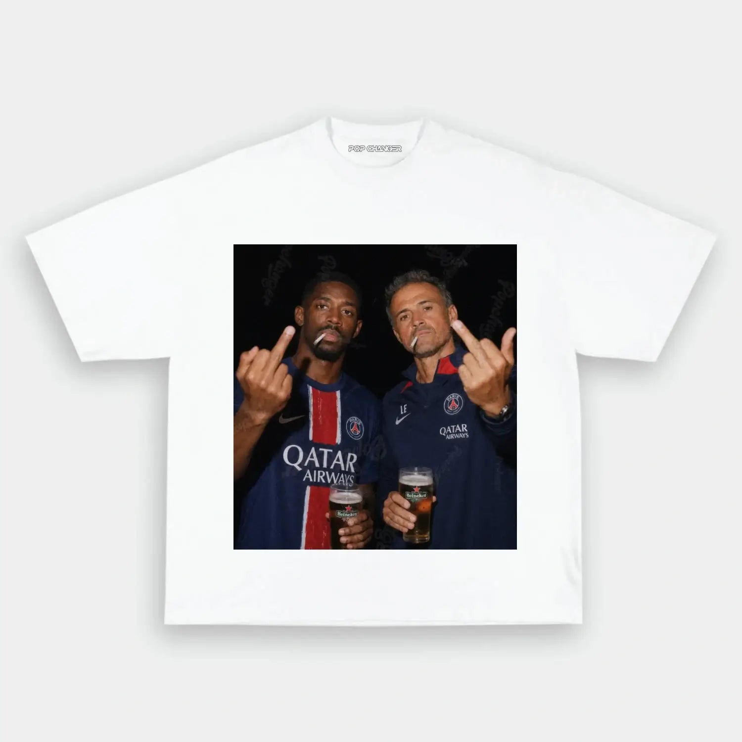 Luis Enrique & Ousmane Dembélé 2.0 Tee - POPCHANGER