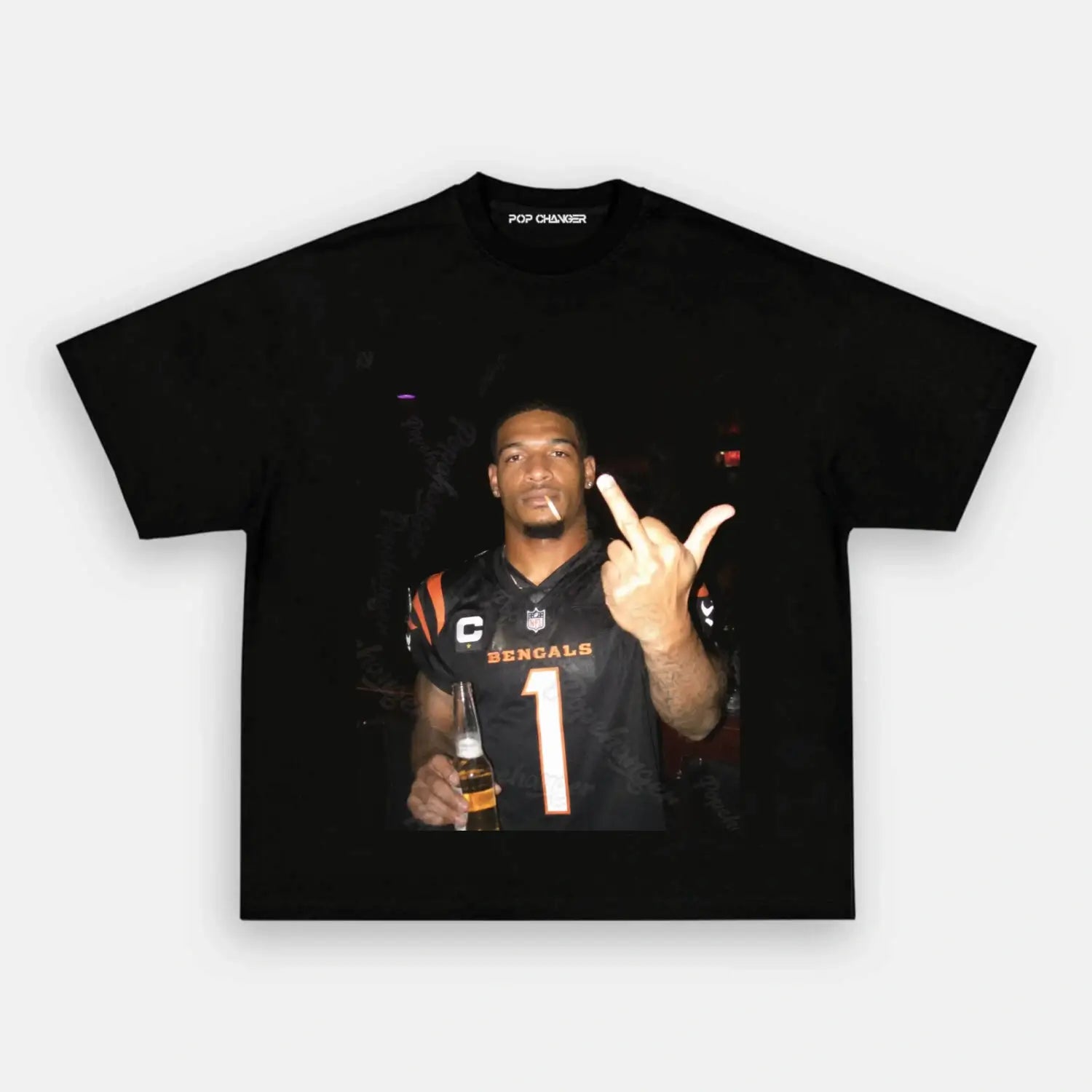 NFL Style Ja'Marr Chase Tee 01 - POPCHANGER