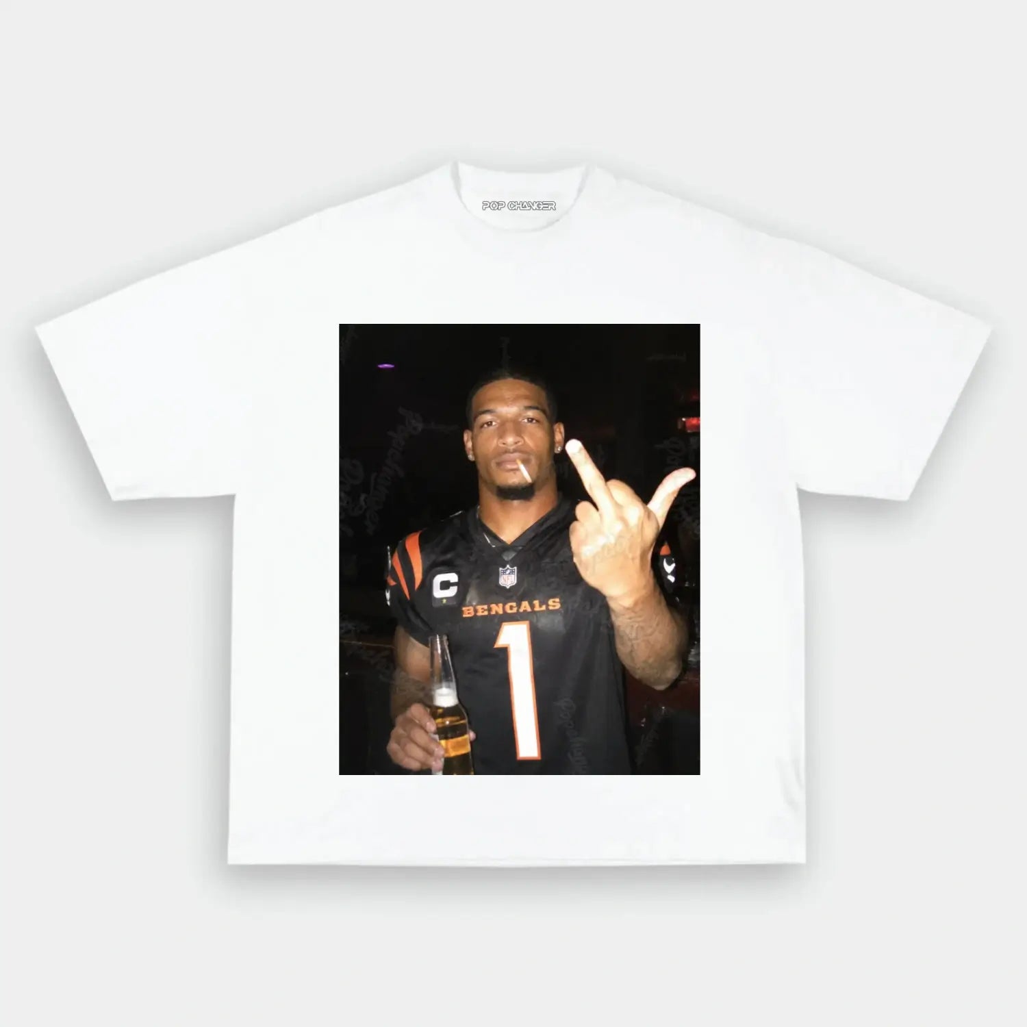 NFL Style Ja'Marr Chase Tee 01 - POPCHANGER