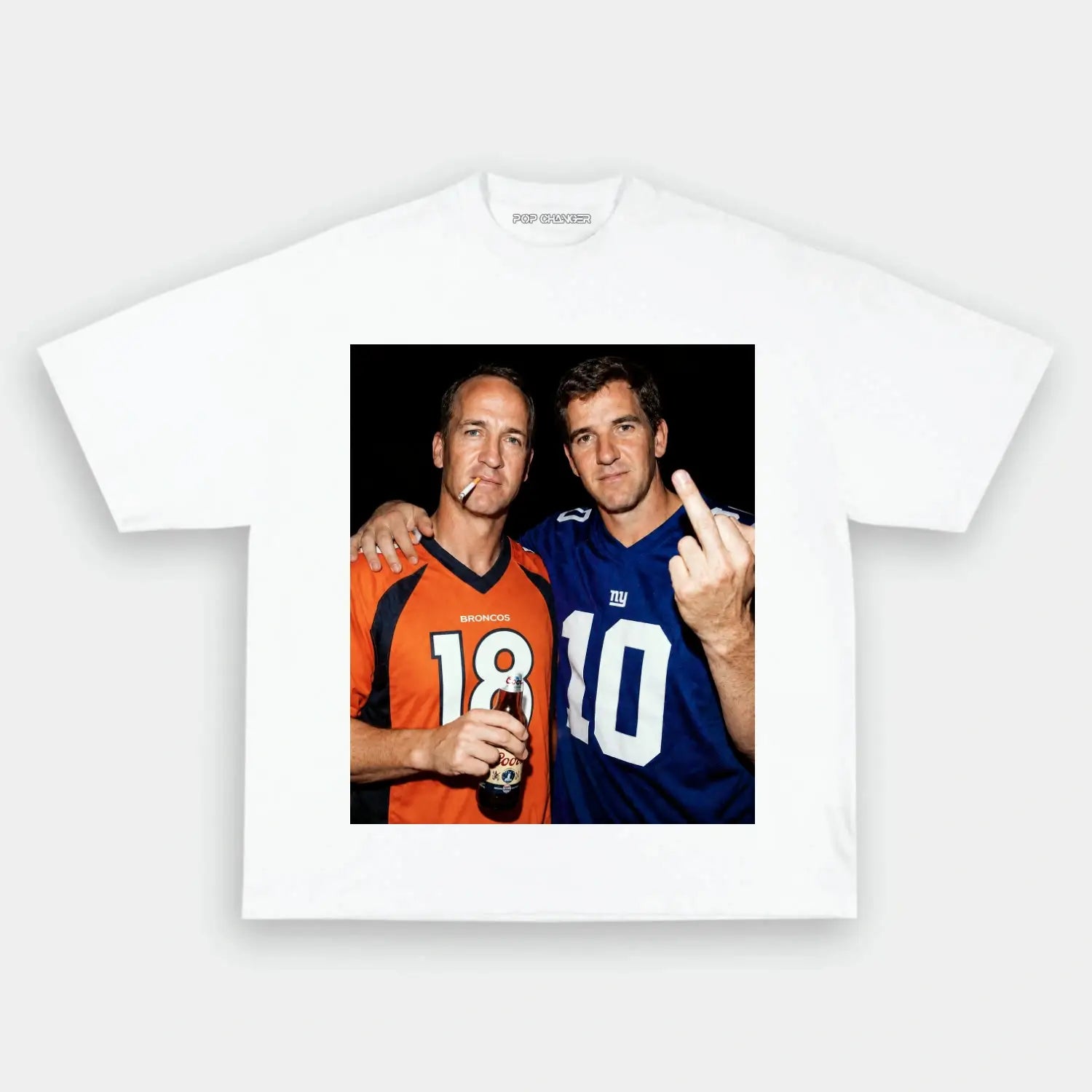 Peyton Manning & Eli Manning Football T-shirt - POPCHANGER