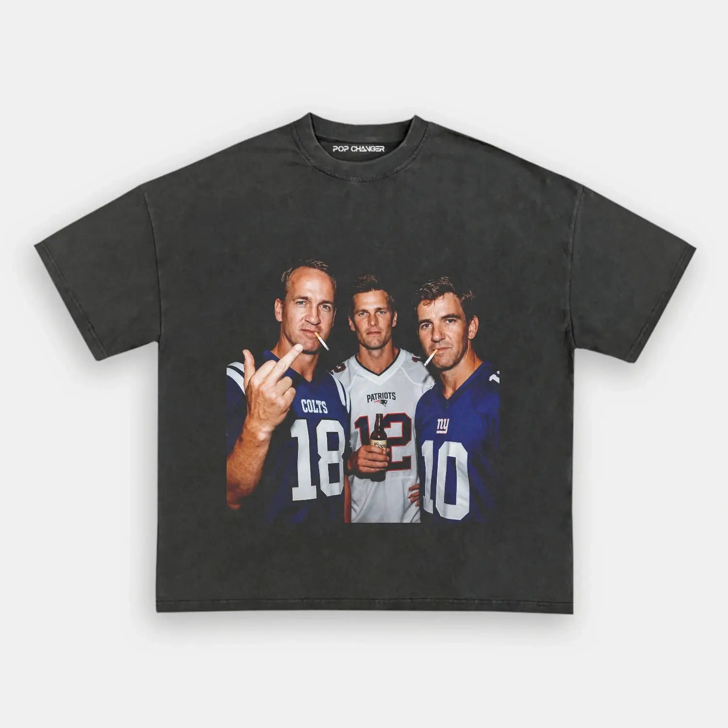 Peyton Manning& Tom Brady & Eli Manning Football T-shirt - POPCHANGER