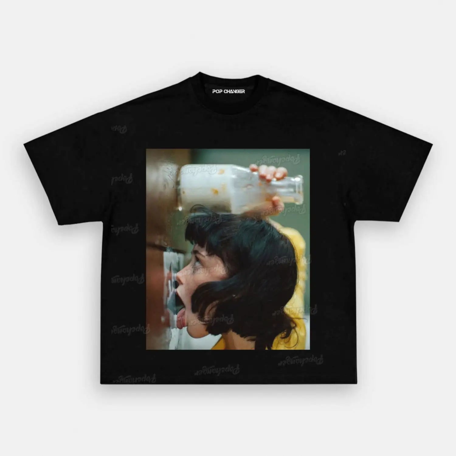 The Girl Licking Milk Tee
