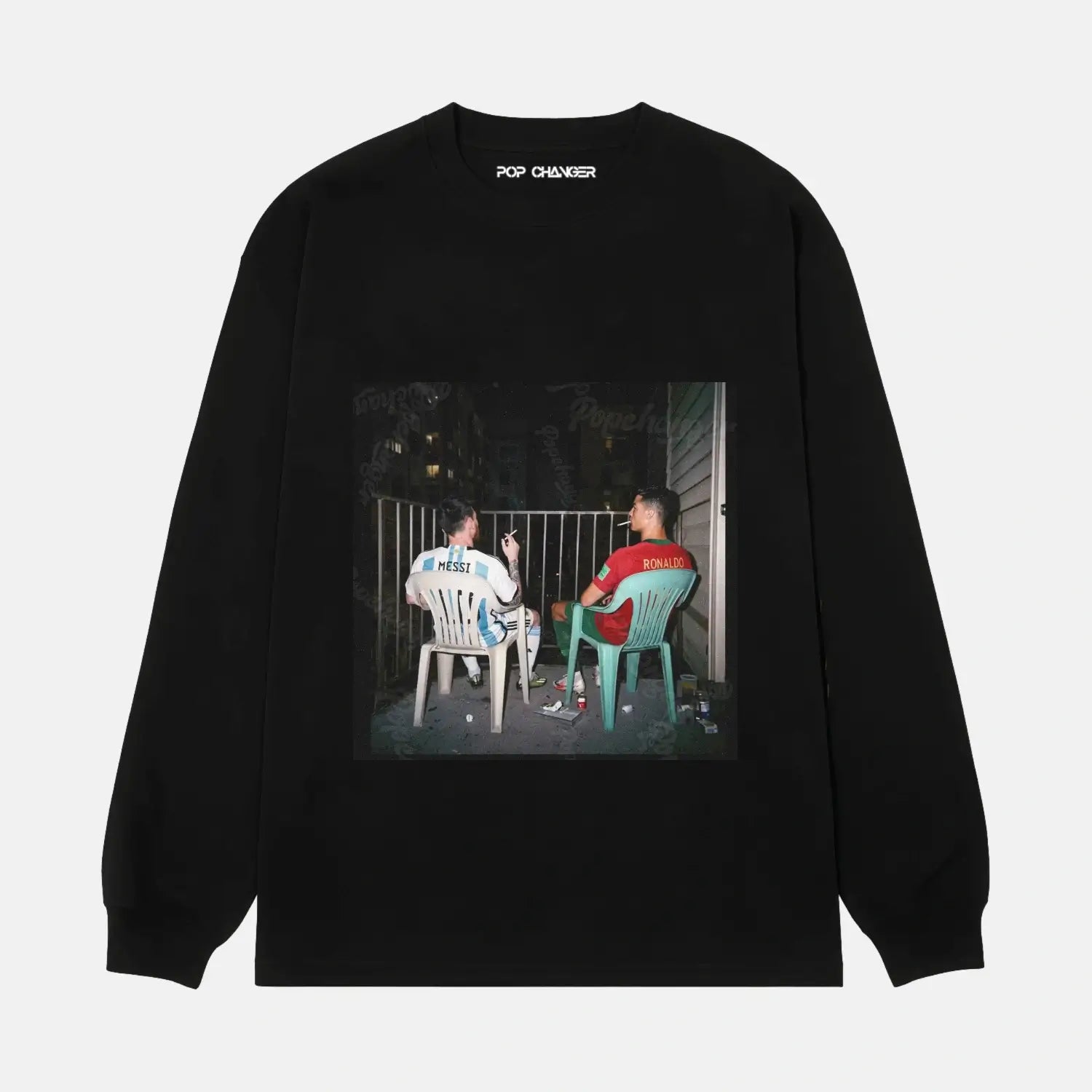 Ronaldo & Messi Funny Graphic Tee - POPCHANGER