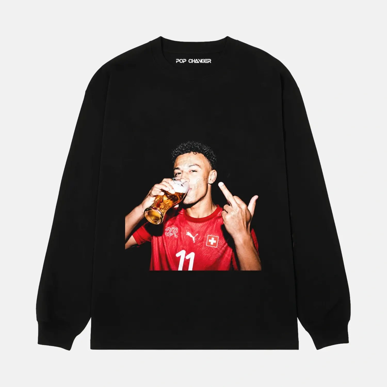 Switzerland Soccer TEE 5 - POPCHANGER