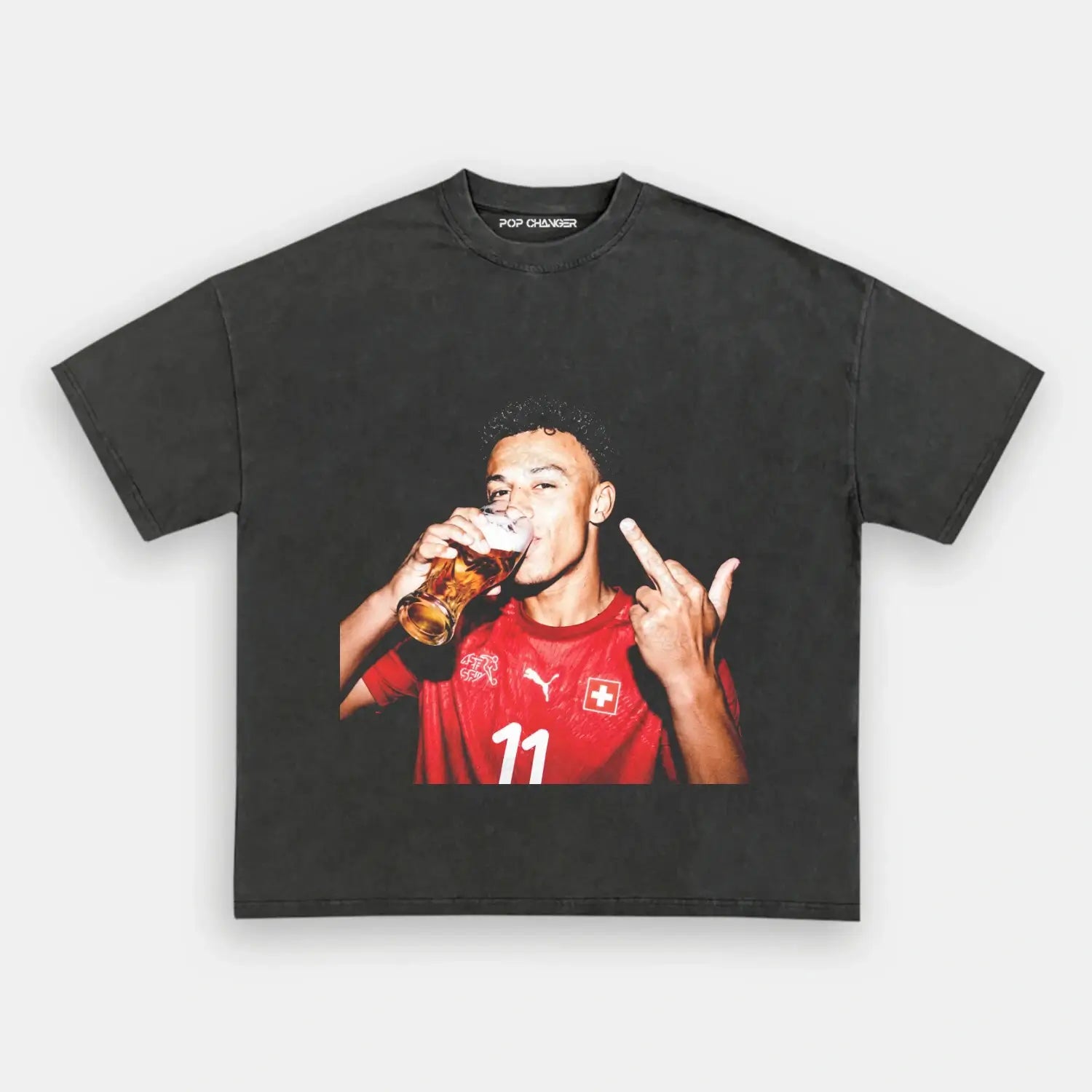 Switzerland Soccer TEE 5 - POPCHANGER