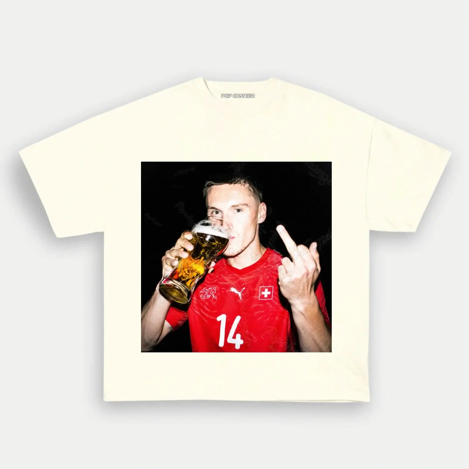 Switzerland Soccer TEE 6 - POPCHANGER