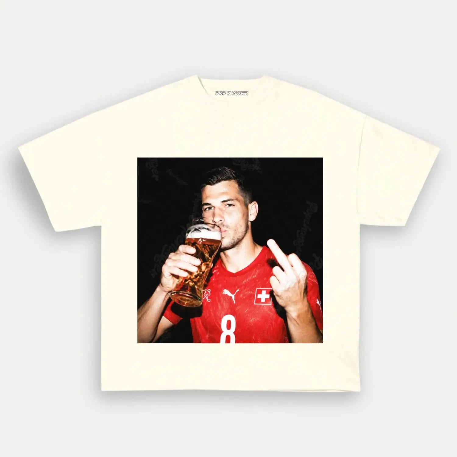 Switzerland Soccer TEE 8 - POPCHANGER