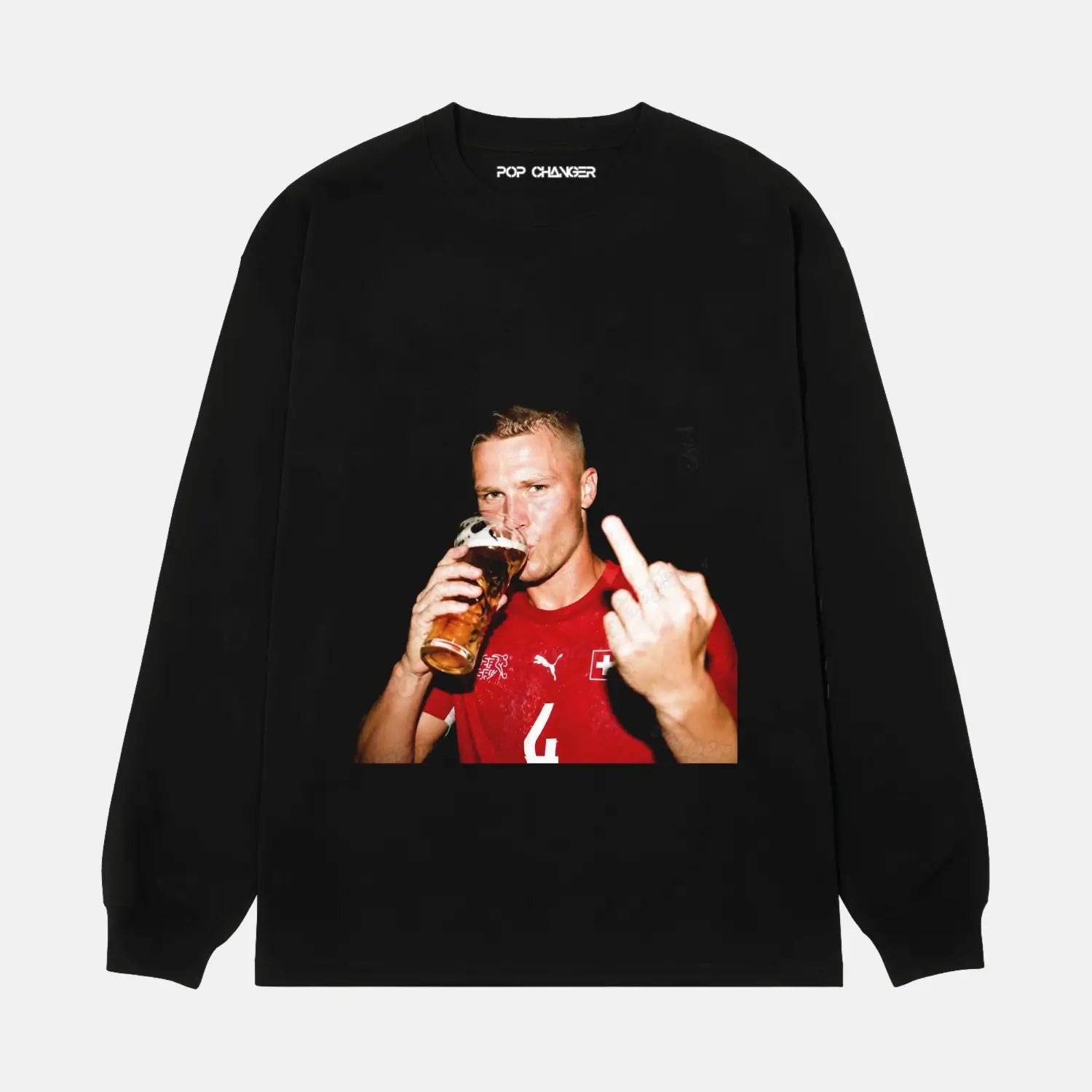 Switzerland Soccer TEE 9 - POPCHANGER