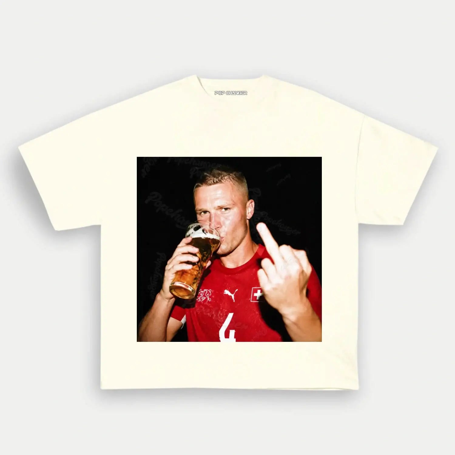 Switzerland Soccer TEE 9 - POPCHANGER