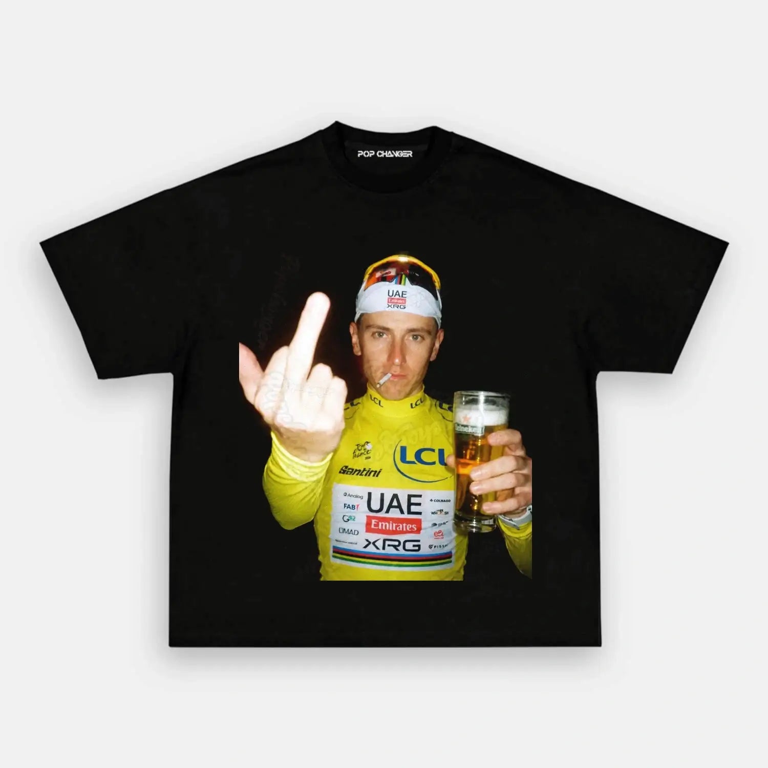 Tadej Pogačar Yellow Jersey Tee 1 - POPCHANGER
