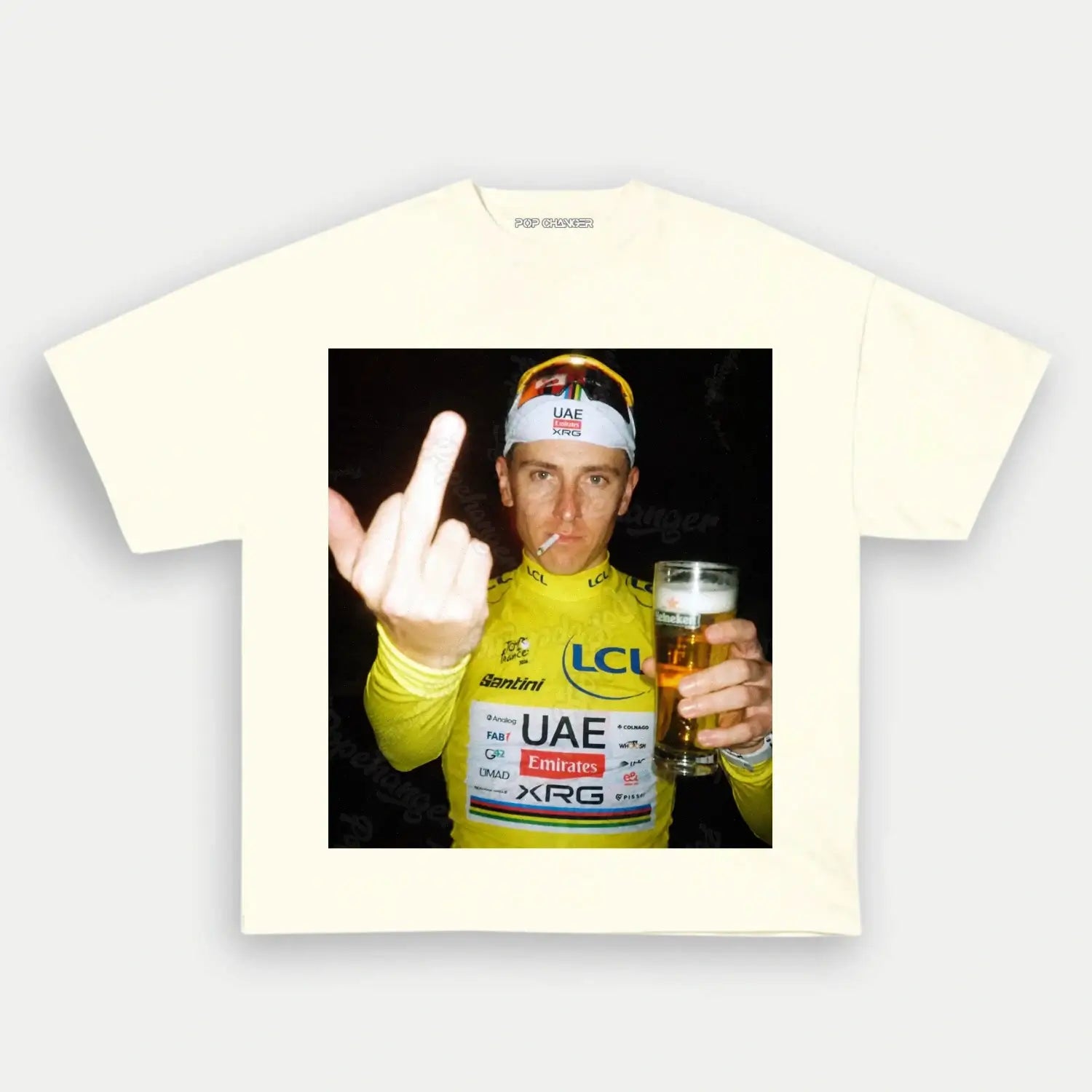 Tadej Pogačar Yellow Jersey Tee 1 - POPCHANGER