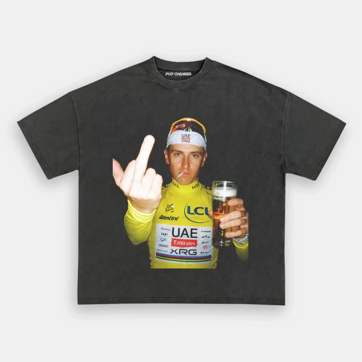 Tadej Pogačar Yellow Jersey Tee 1 - POPCHANGER