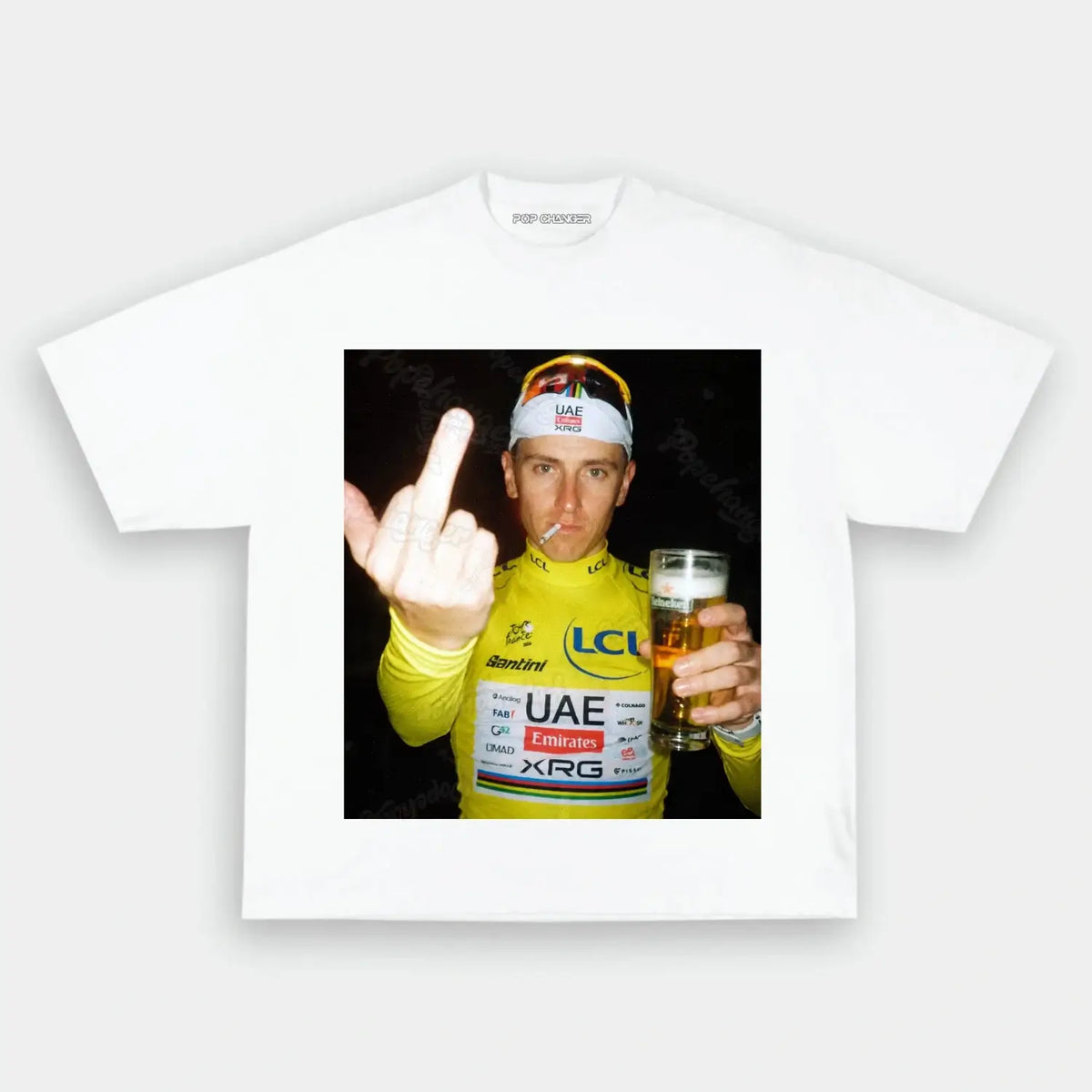 Tadej Pogačar Yellow Jersey Tee 1 - POPCHANGER