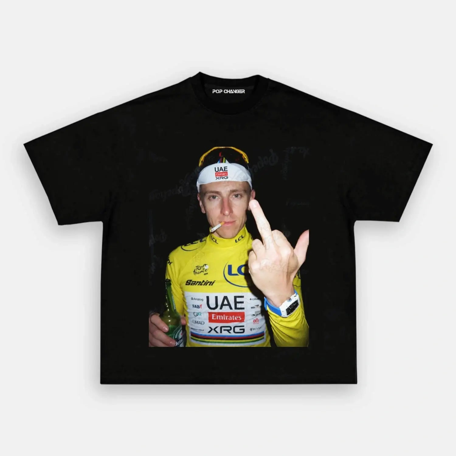 Tadej Pogačar Yellow Jersey Tee 2 - POPCHANGER