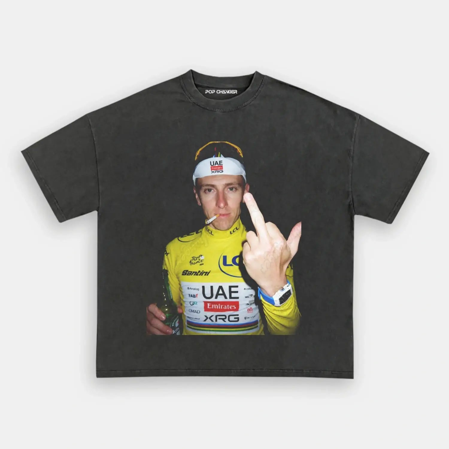 Tadej Pogačar Yellow Jersey Tee 2 - POPCHANGER