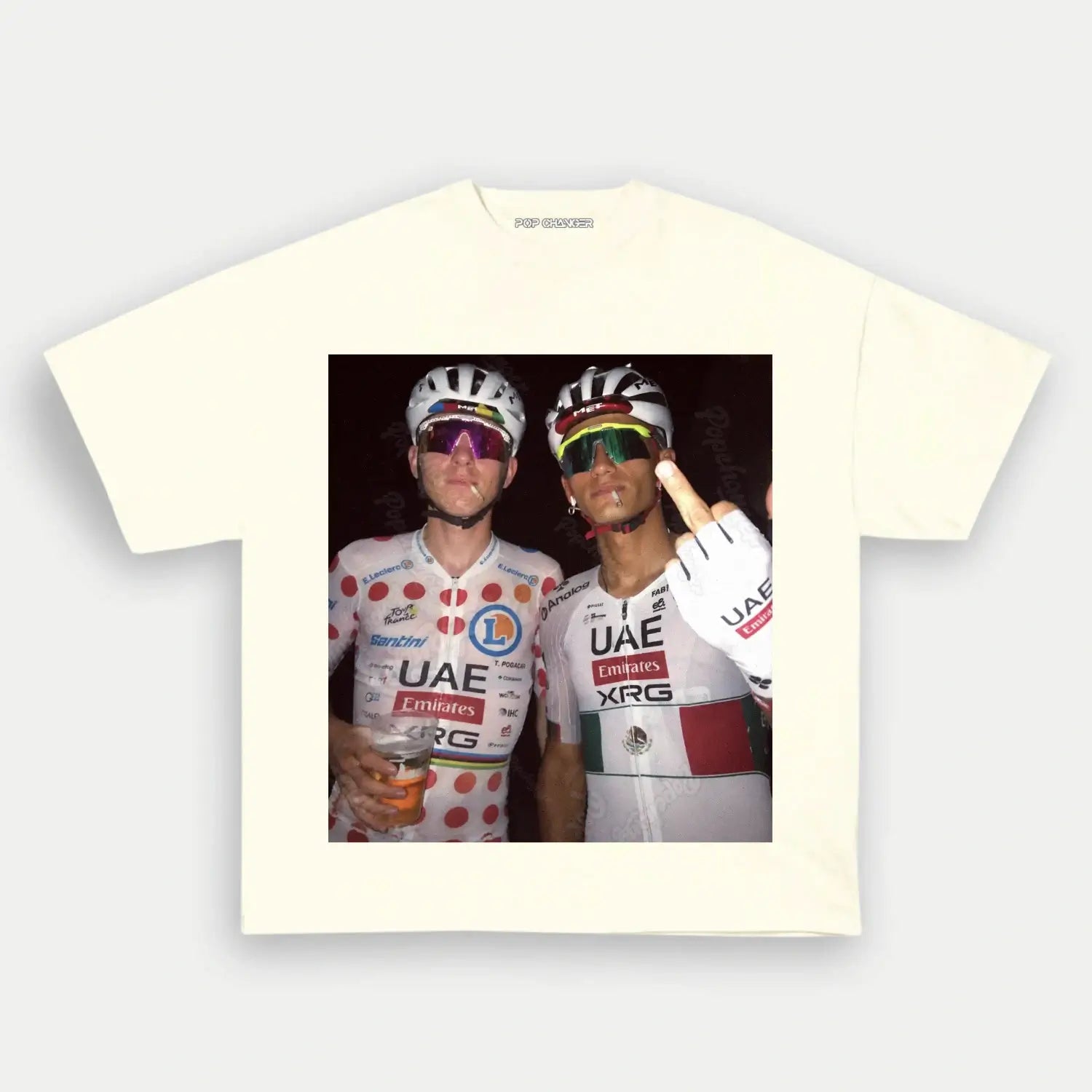 Tadej Pogačar&Isaac del Toro 2026 Tee 1 - POPCHANGER