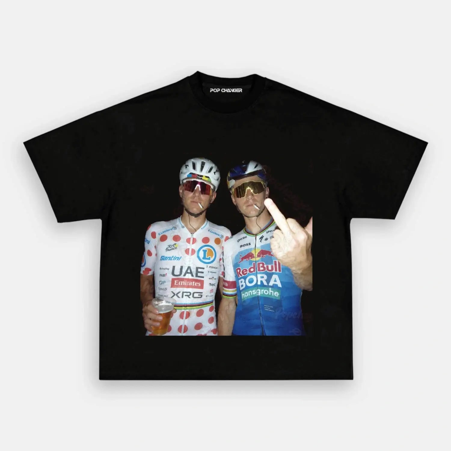Tadej Pogačar&Remco Evenepoel 2026 Tee 2 - POPCHANGER